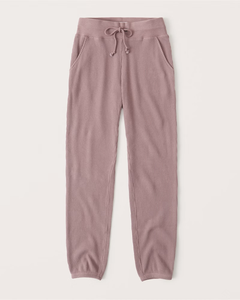 Women's Waffle Lounge Pants | Women's Bottoms | Abercrombie.com | Abercrombie & Fitch (US)