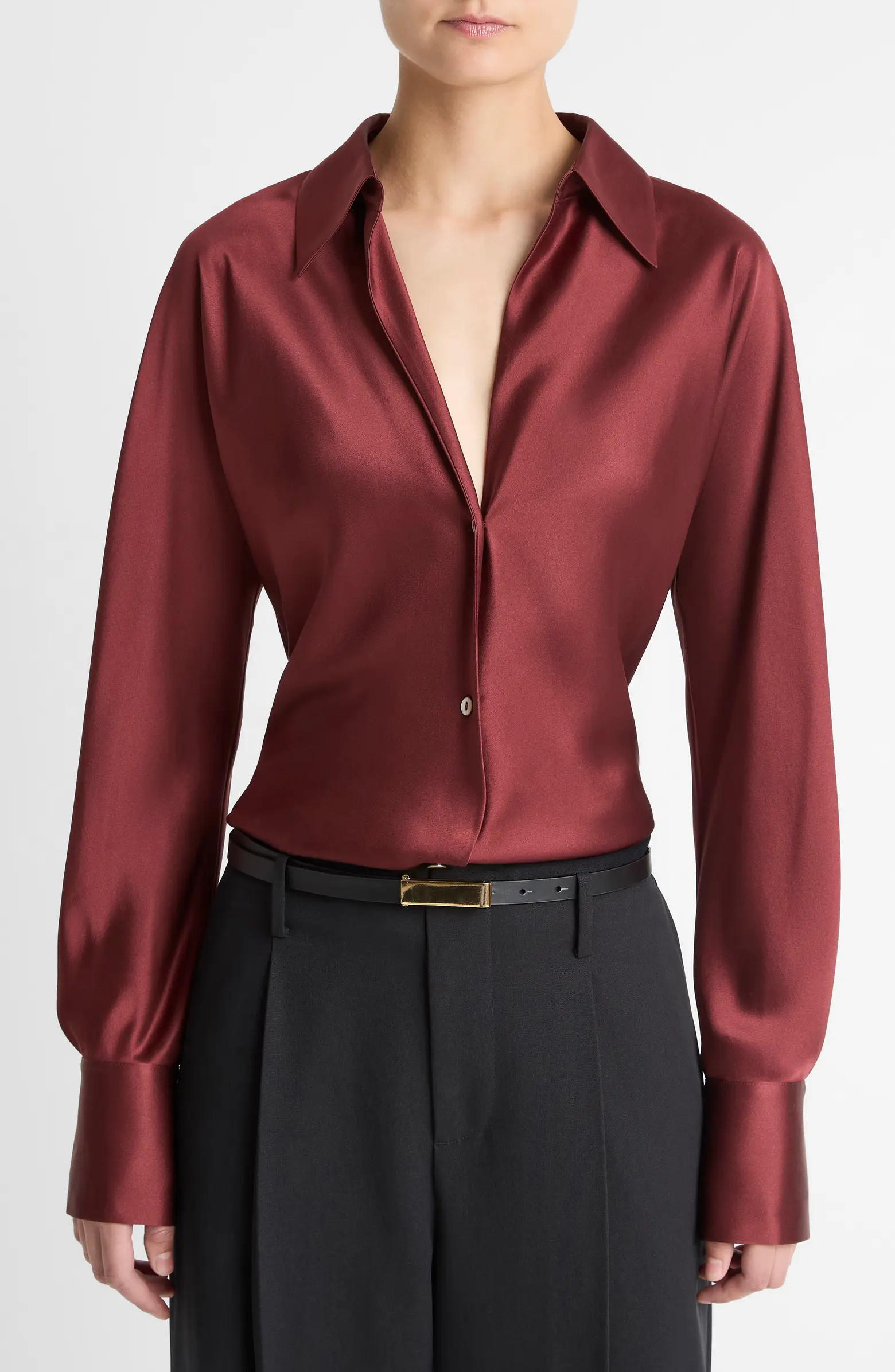 Silk Button-Up Shirt | Nordstrom