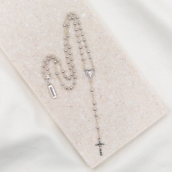 Rose Bead Medjugorje Rosary | My Saint My Hero