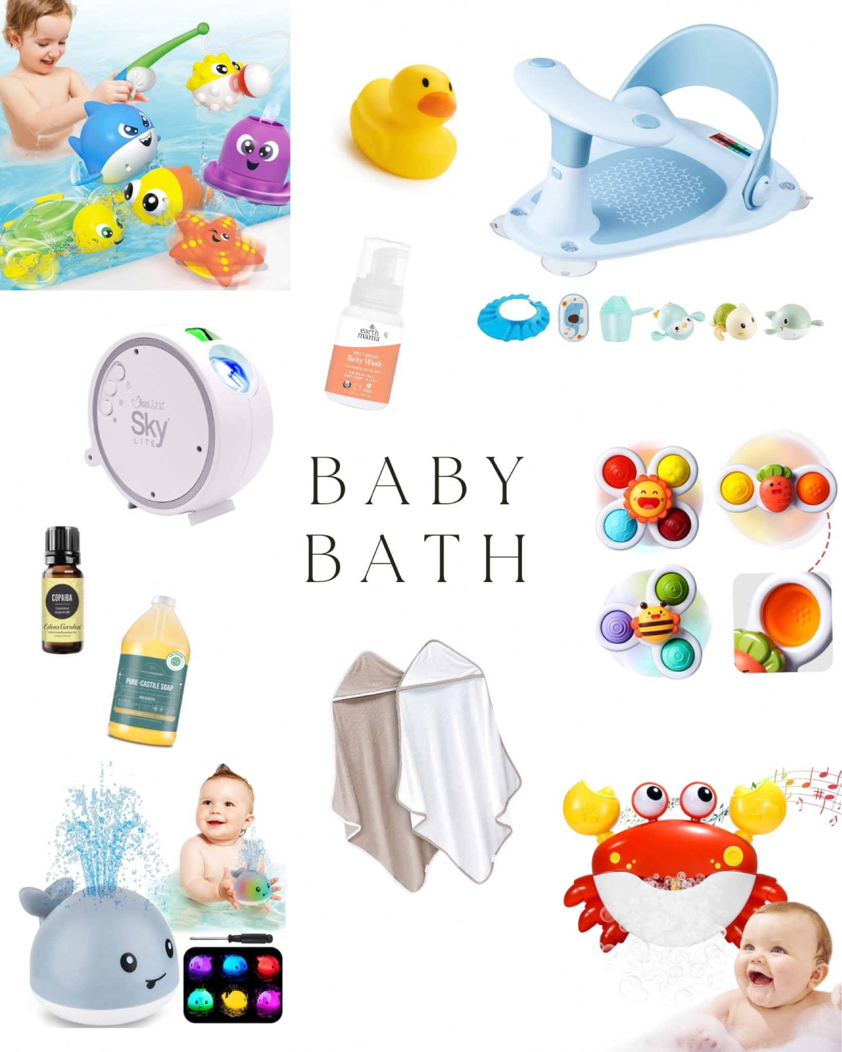 Baby bath toys our boy loves! 🫧🐳 Added what we use for teething + his play mat. You can see them in my previous video post. 

#LTKfamily #LTKbaby #LTKkids