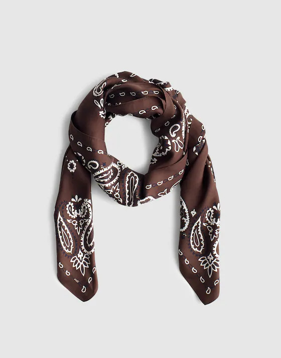 Oversized Silk Bandana | Madewell