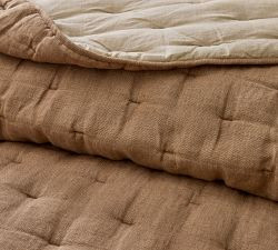 Everyday Linen Comfort Quilt | Pottery Barn (US)