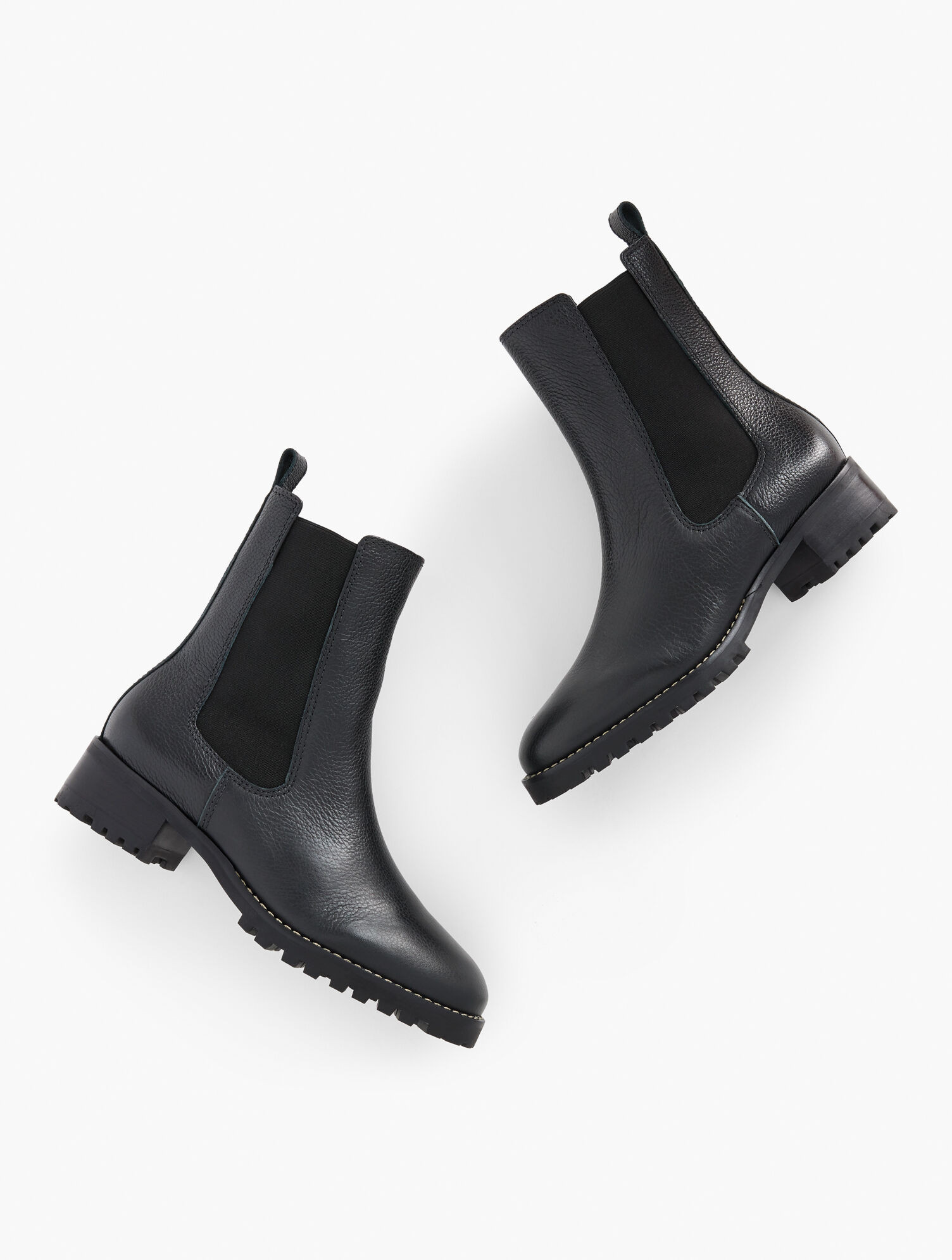 Tish Chelsea Boots - Pebble Leather | Talbots