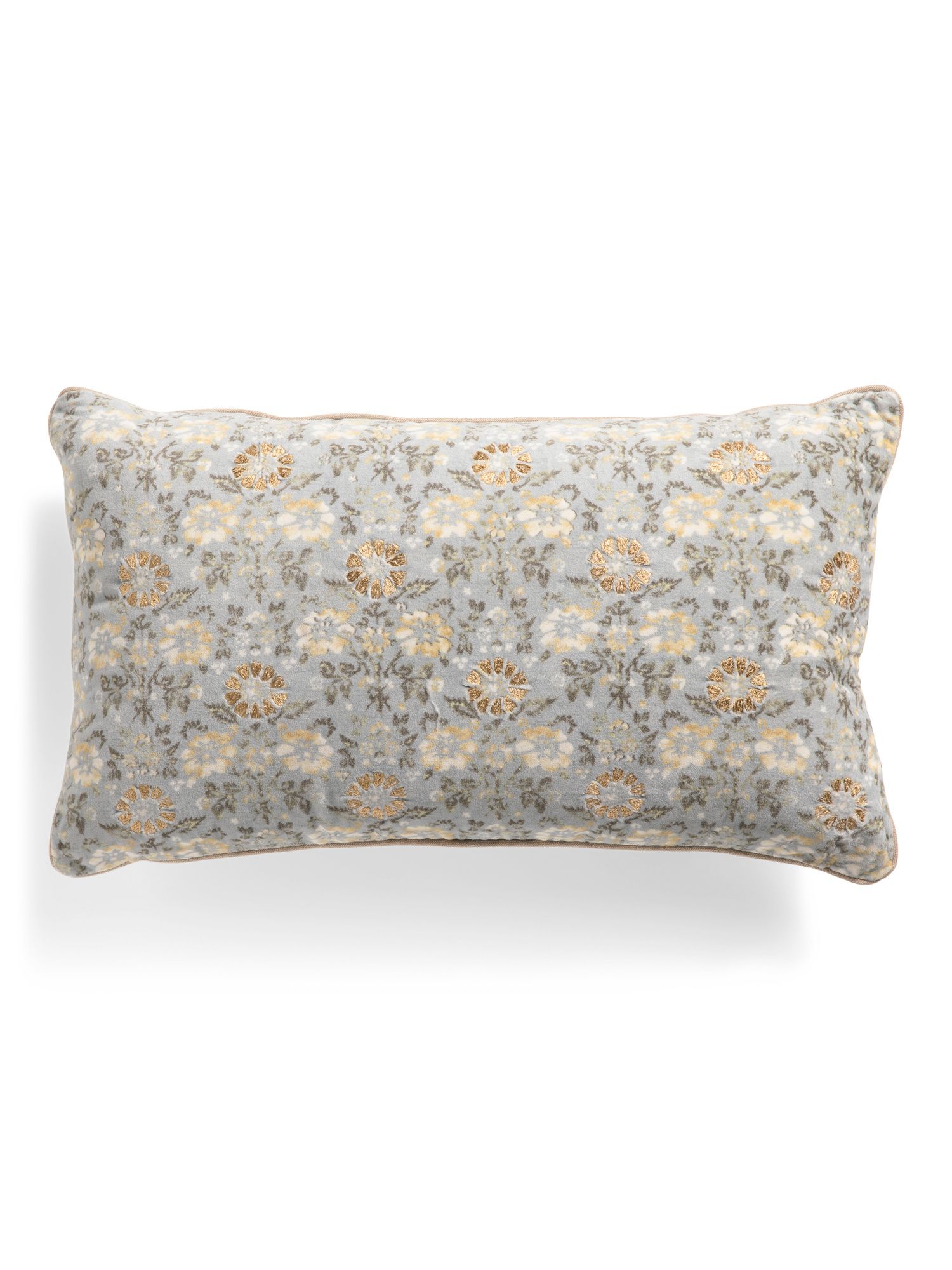 14x24 Cotton Velvet Floral Pillow | Throw Pillows | Marshalls | Marshalls