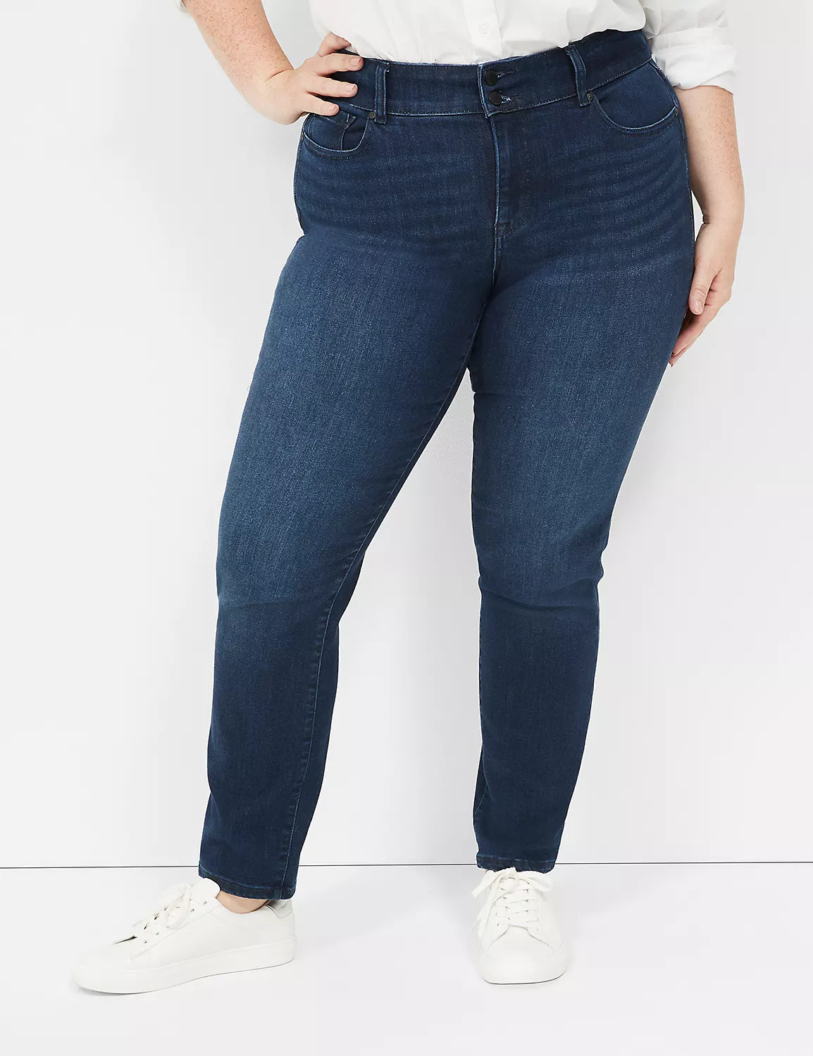 Tighter Tummy Fit High-Rise Straight Jean | Lane Bryant (US)