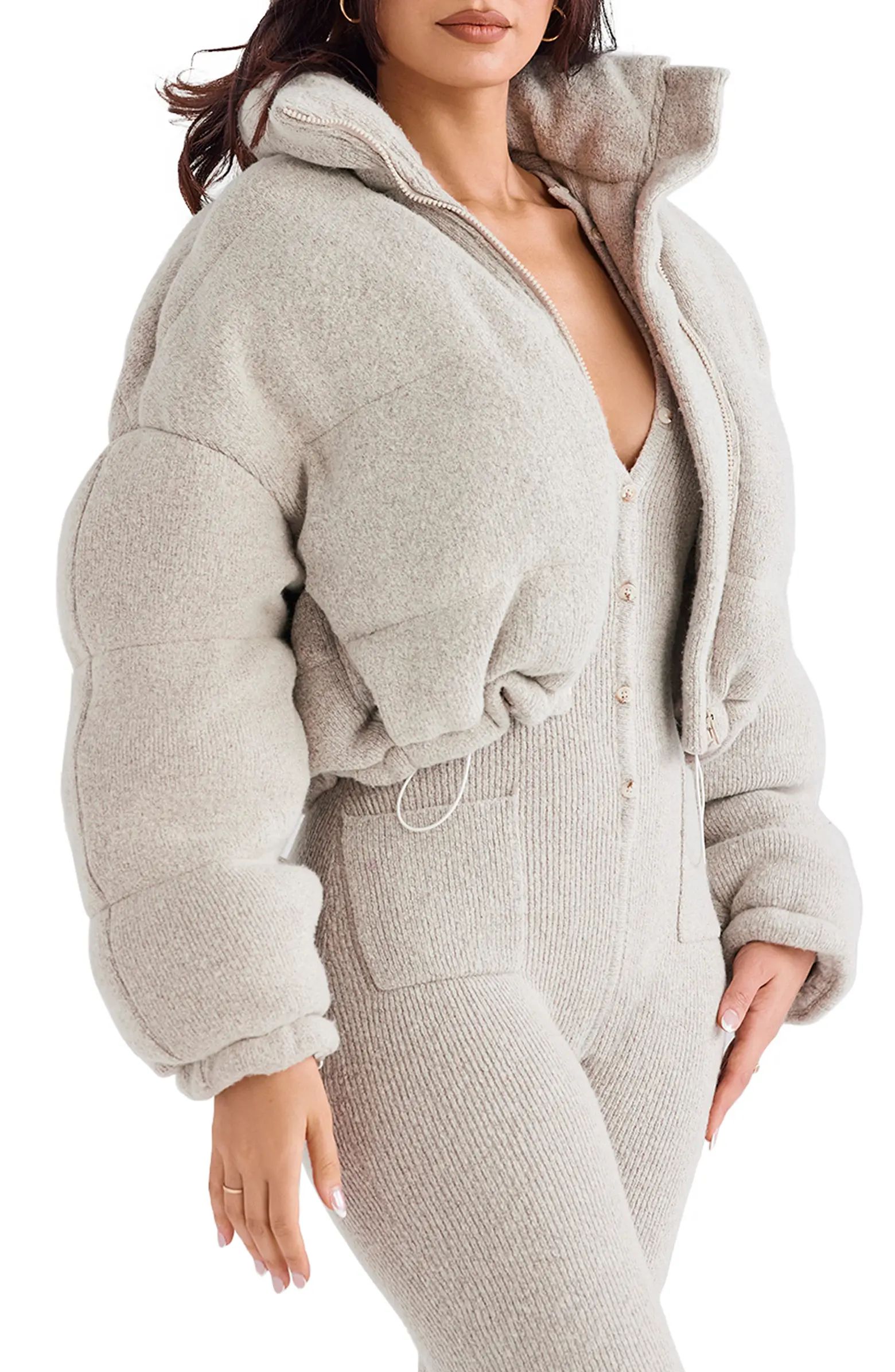 Pascal Knit Crop Puffer Jacket curated on LTK