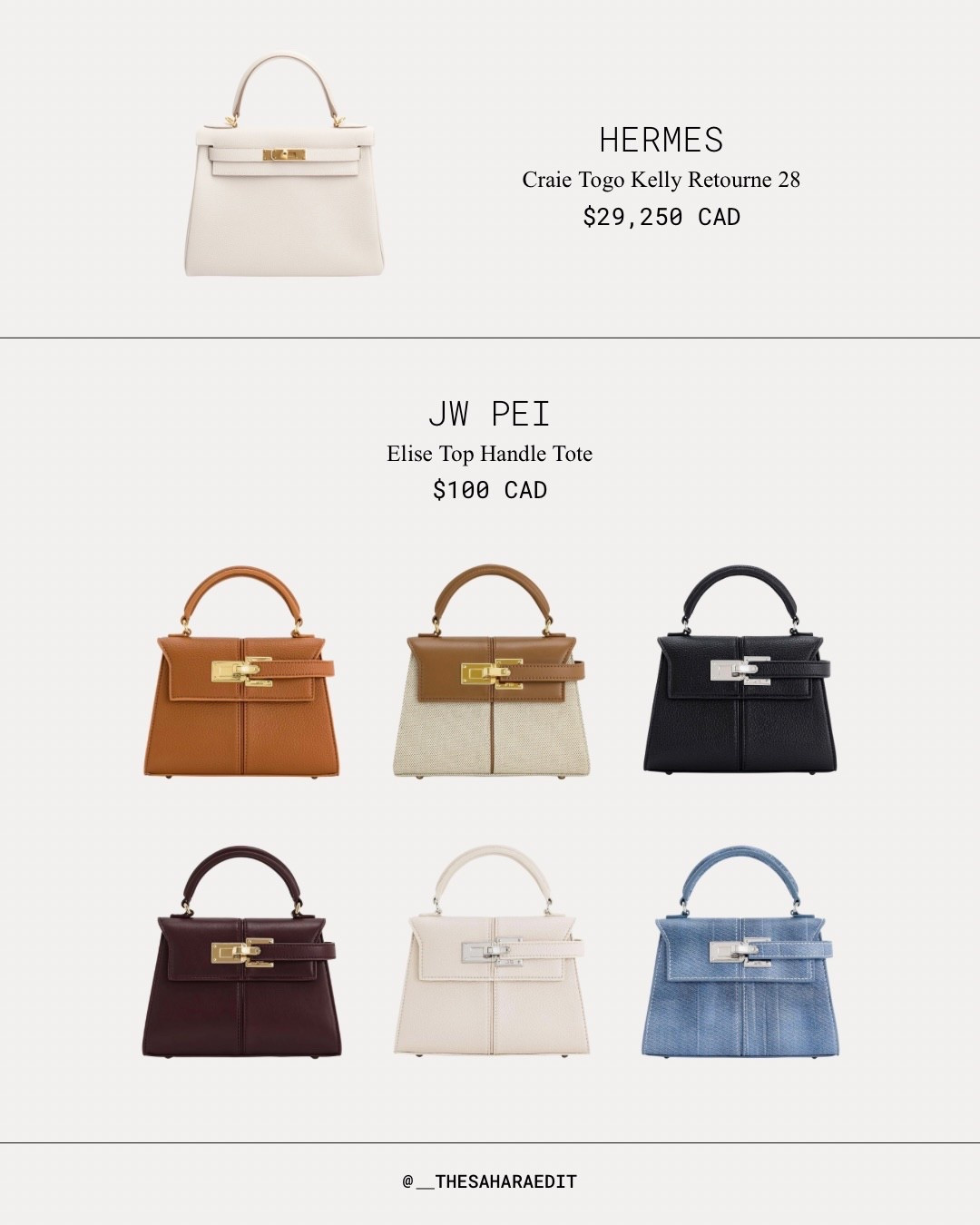 Hermes Miss Kelly Bag Dupes 🤎

#LTKstyletip #LTKcanada #LTKbag