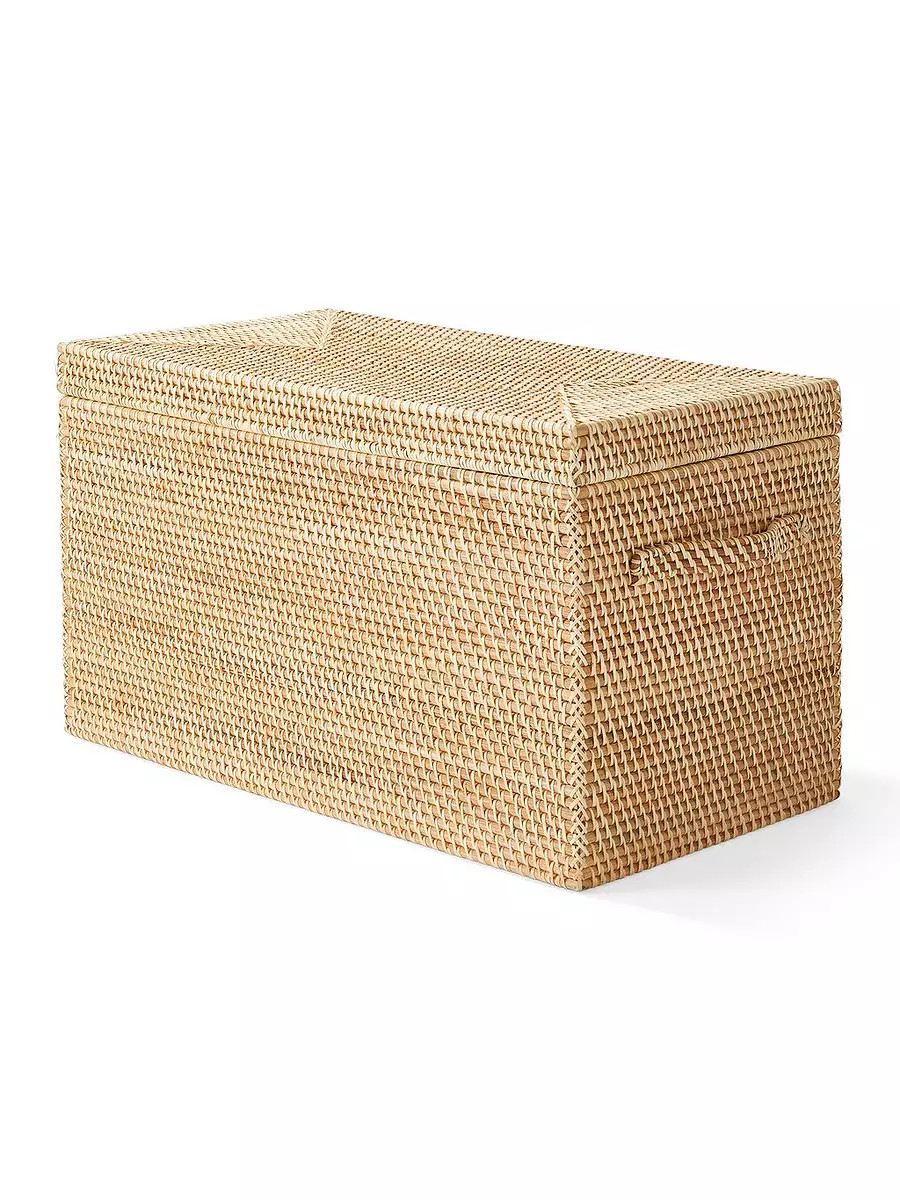 Inverness Lidded Bin | Serena and Lily