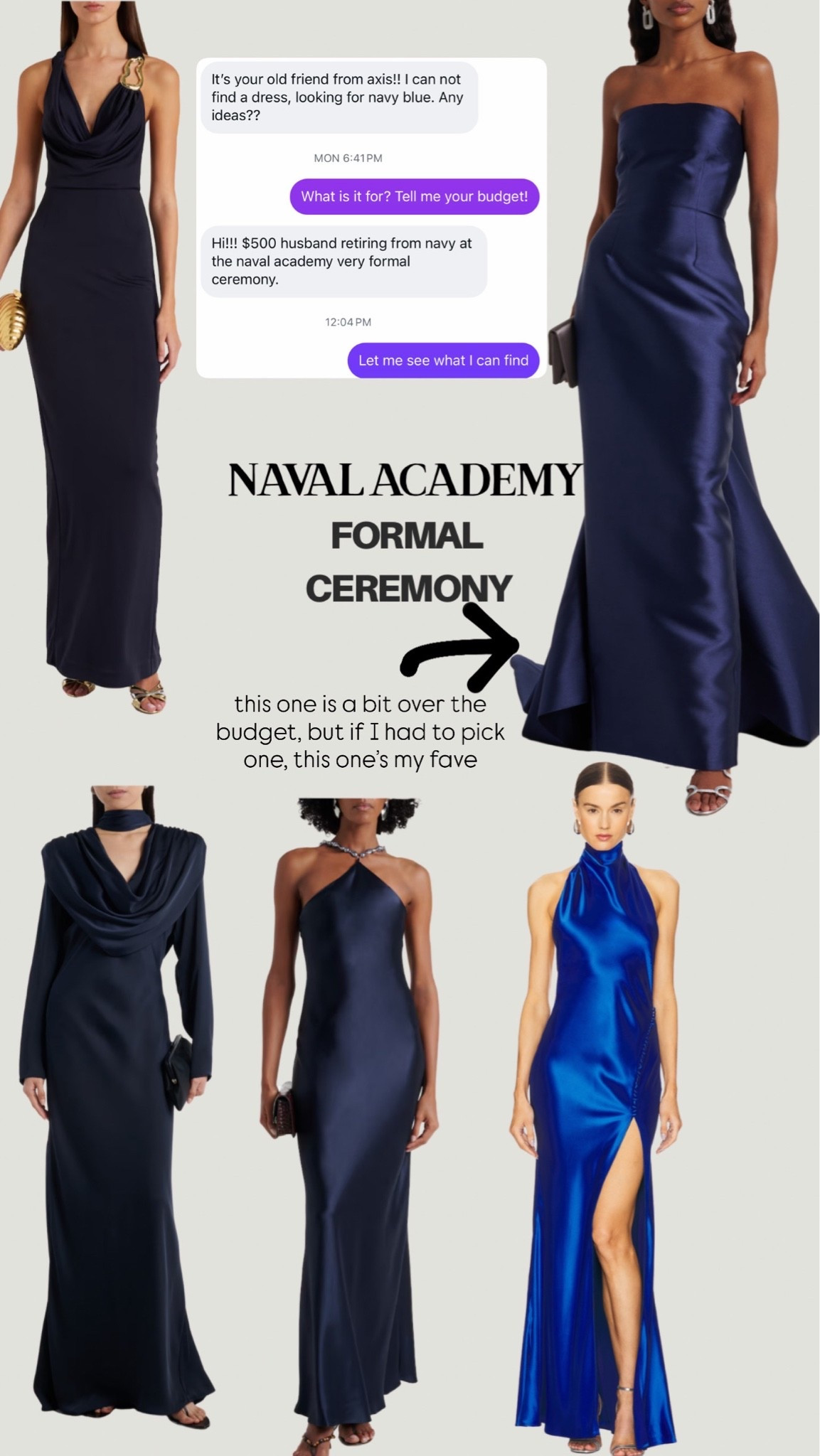 Naval Academy formal ceremony navy blue dress ￼

#LTKWedding #LTKTravel #LTKWorkwear