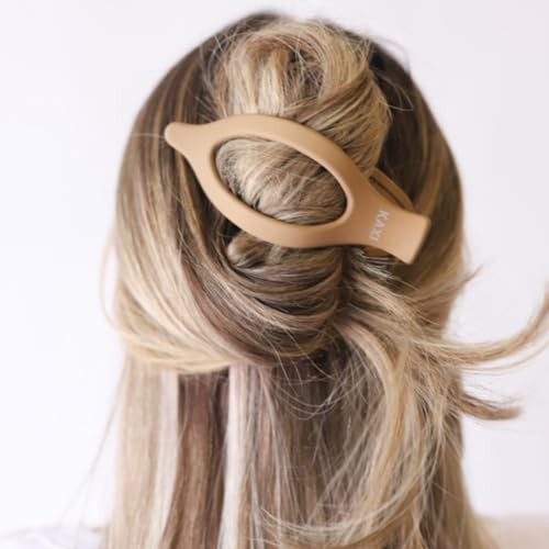 KAXI Lay Down 2.0 Hair Claw Clip for Thick & Thin Hair (Light Brown) | Amazon (US)