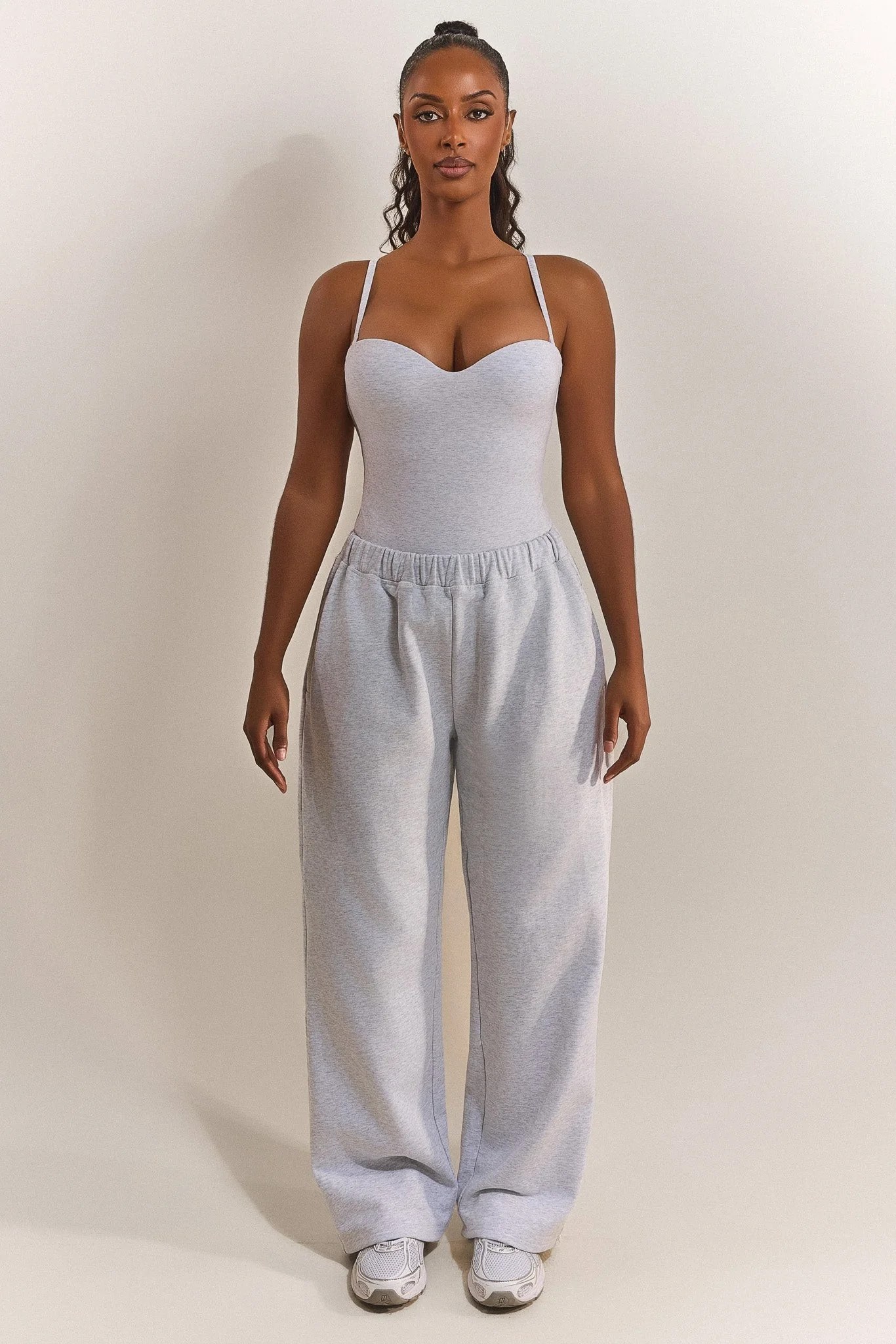 The Basic Jogger in Grey Marl | Mars The Label