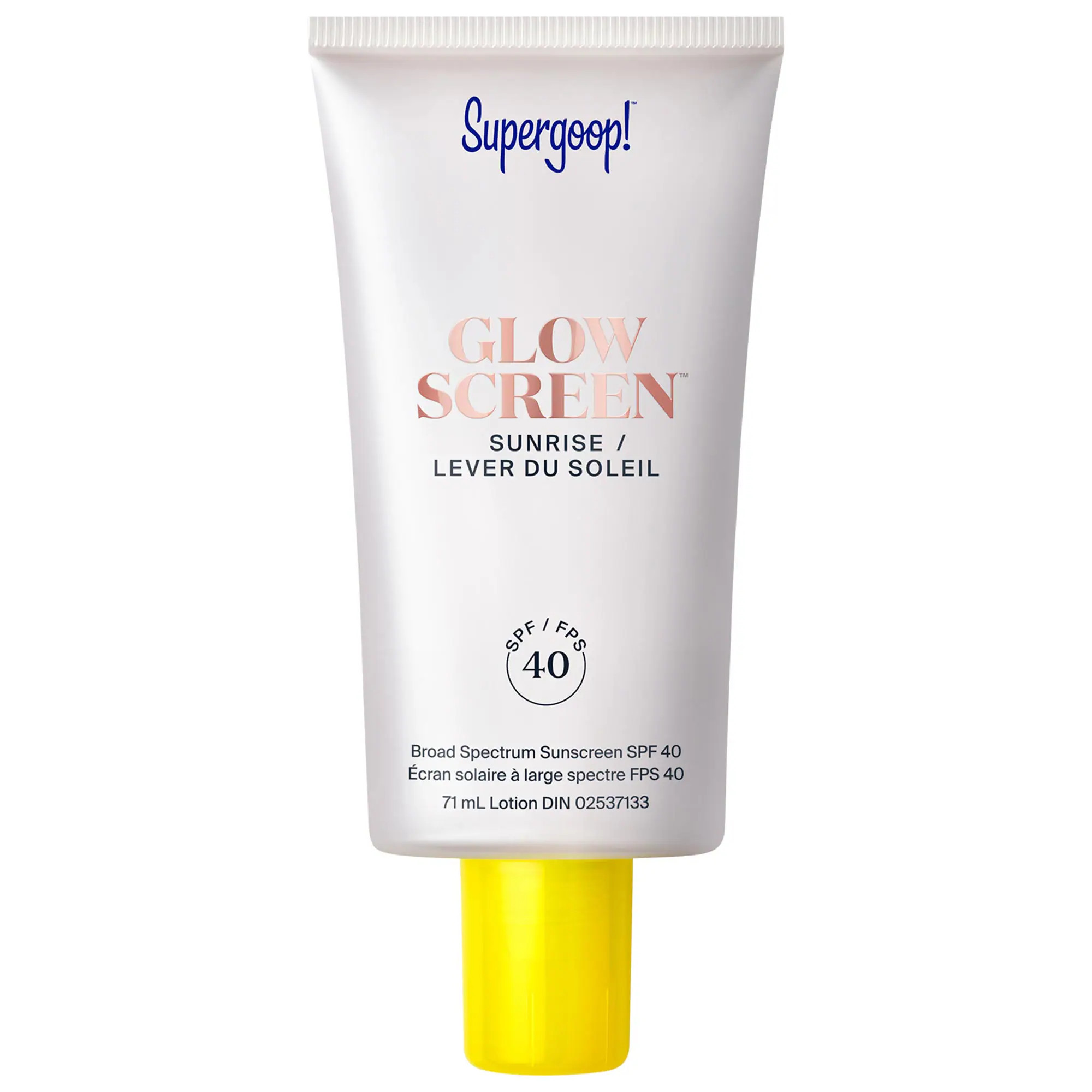 Supergoop! Glowscreen SPF 40 Face Sunscreen with Hyaluronic Acid + Niacinamide 2.4 oz / 71 mL | Sephora (CA)