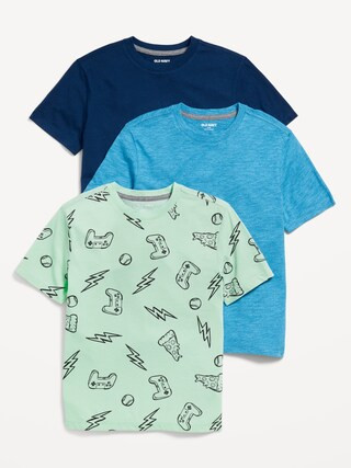 Softest Short-Sleeve T-Shirt 3-Pack for Boys | Old Navy (US)