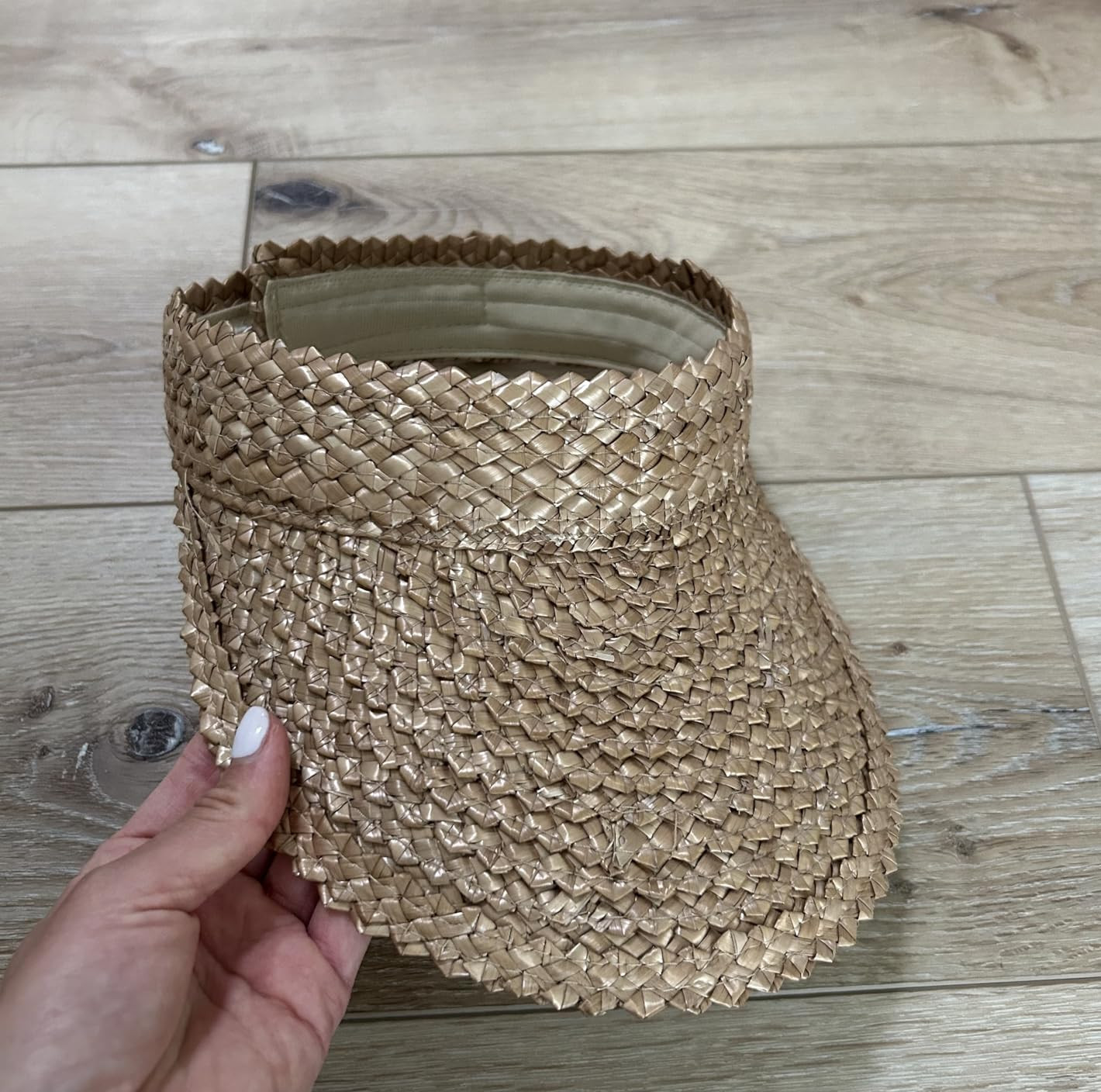 Visors for Women, Sun Visors for Women Straw Hats for Women Handmade Sun Hat Womens Packable Beac... | Amazon (US)