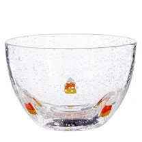 Way to Celebrate Halloween Candy Corn Charm Clear Glass Dip Bowl | Walmart (US)