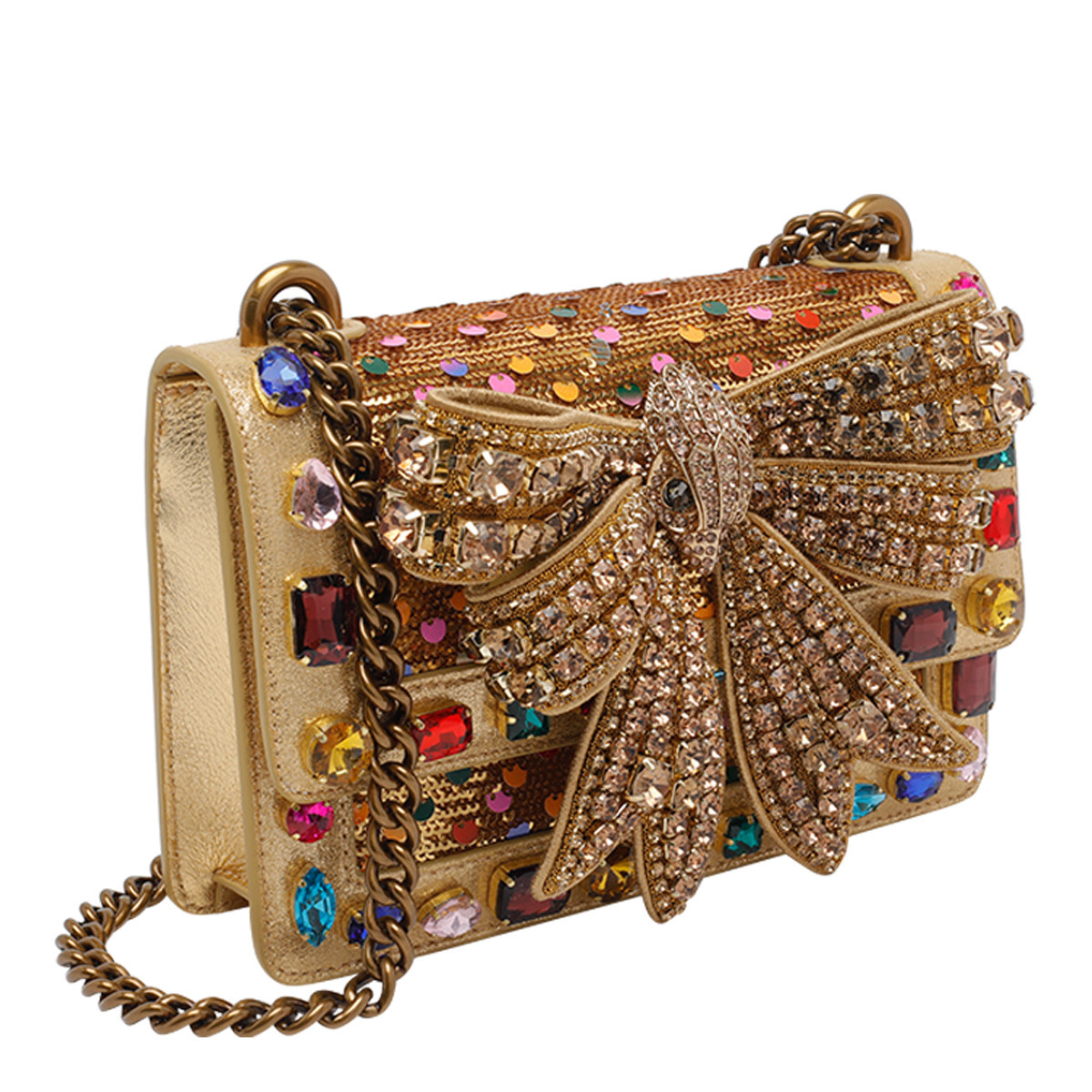 Kurt Geiger Bags Golden Polyethylene Polyester - Women | Italist.com US