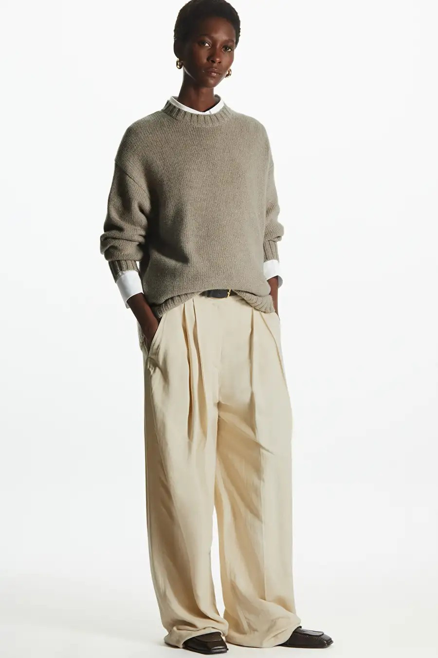 OVERSIZED PURE CASHMERE SWEATER | COS (US)