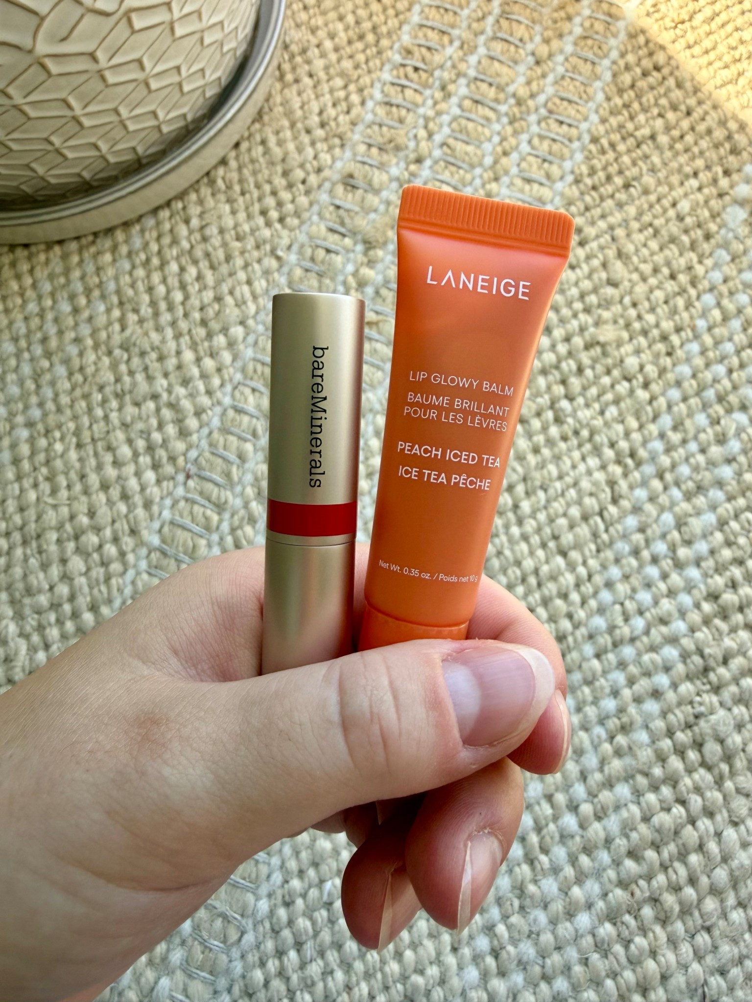 Postpartum “treat yourself” moment 🤍 I picked up two lip products as a little piece of self-care and they’ve been so nice for the days I want to feel a bit more put together with basically zero effort. One is the Laneige Lip Glowy Balm in Peach Iced Tea (so hydrating and smells amazing) and the other is the bareMinerals tinted lip balm in Strength for that easy tint that doesn’t feel like a full face of makeup


postpartum self care, new mom self care, postpartum essentials, mom essentials, mom life, Laneige lip balm, Laneige Lip Glowy Balm, Peach Iced Tea, bareMinerals lip tint, bareMinerals tinted lip balm, Strength, lip balm, tinted lip balm, lip tint, hydrating lip balm, everyday makeup, no makeup makeup, beauty essentials, self care treats, first time mom, quick makeup routine

#LTKmomlife #LTKBeauty