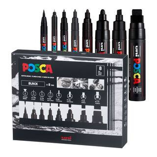POSCA All Black Paint Marker Set | Michaels® | Michaels Stores