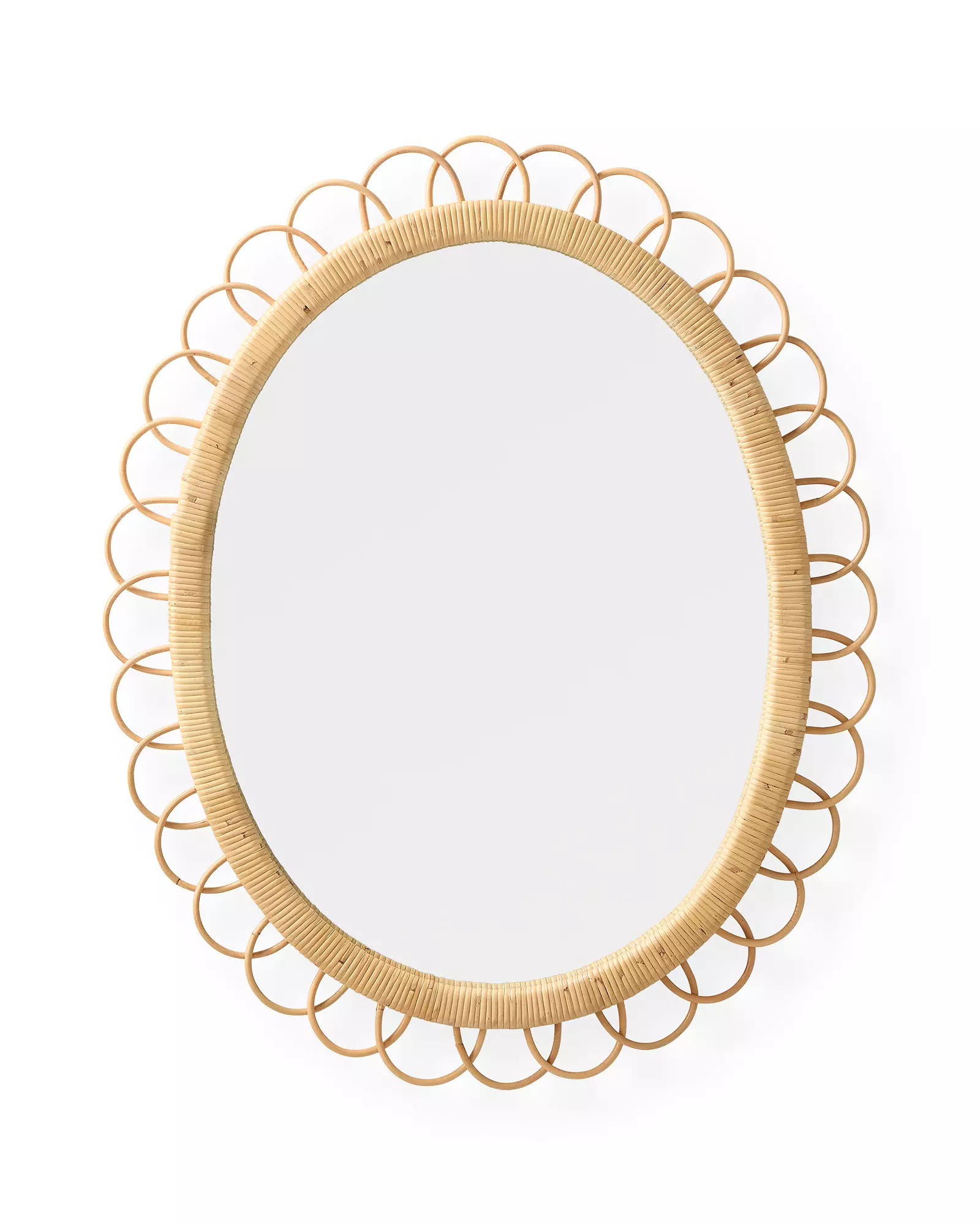 Willow Rattan Mirror | Serena and Lily