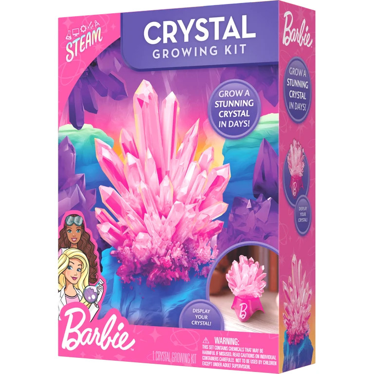 Barbie Crystal Growing Science Kit for Kids Ages 8 and Up by Blue Marble | Walmart (US)