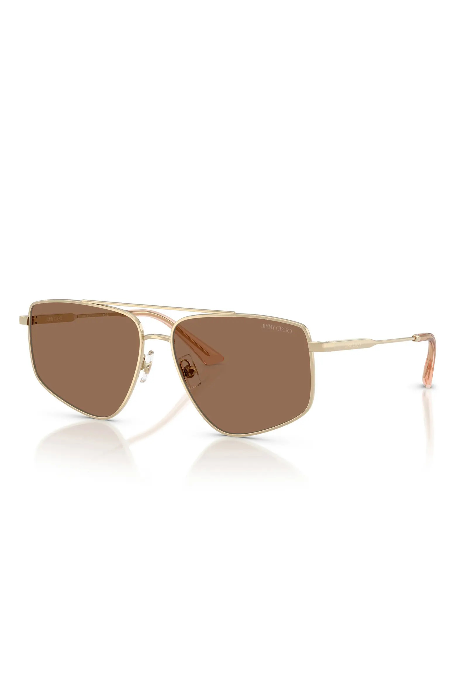 Jimmy Choo 58mm Pilot Sunglasses | Nordstrom | Nordstrom