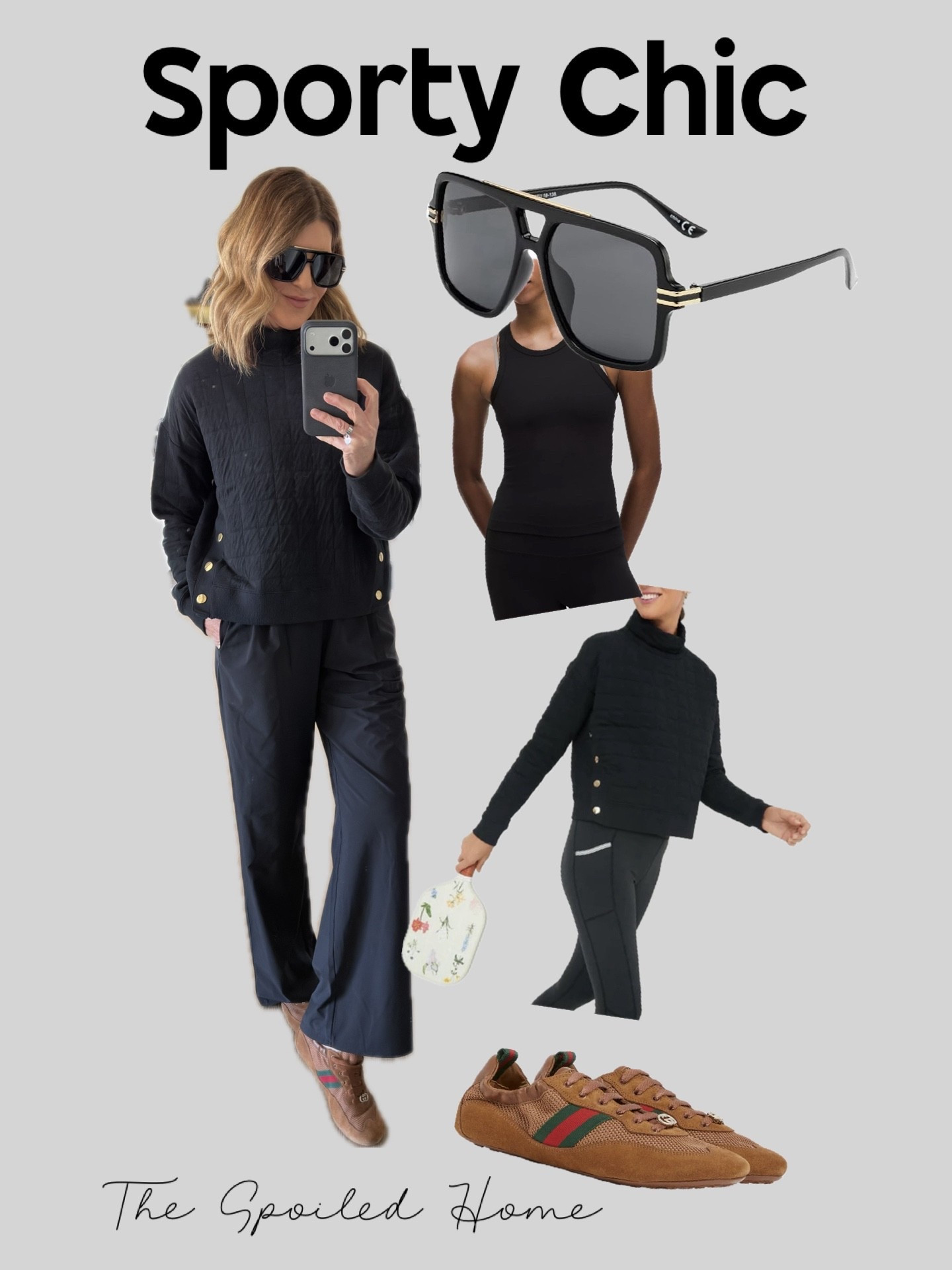 Medium quilted pullover
Size small pants 
Align tank size 6 

#LTKActive #LTKOver40