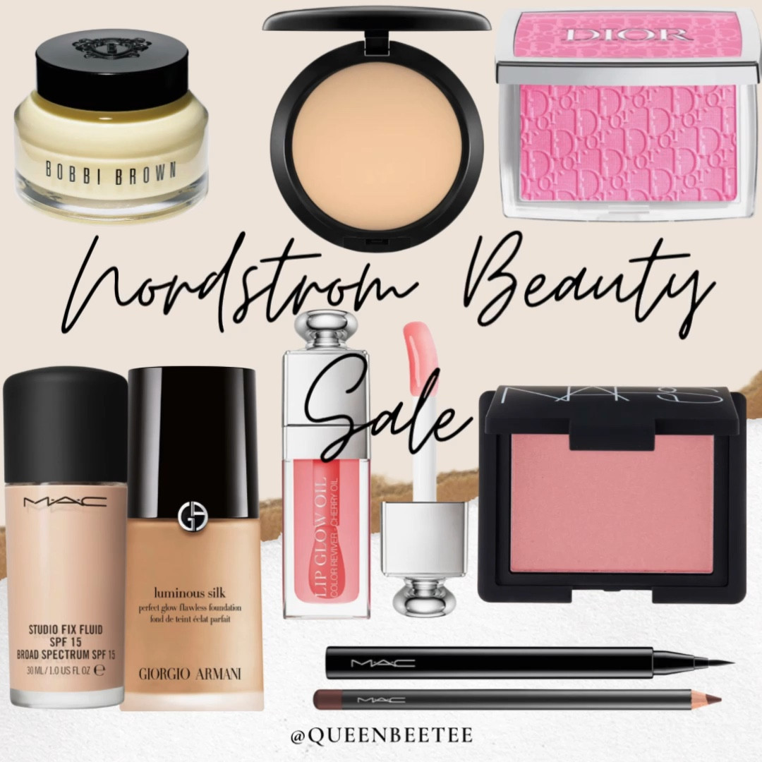 Nordstrom beauty sale in effect! These are some of my must have cosmetic items! Great for gifts, or just great for restocking on your favorite products! #maccosmetics #dior #nars #musthaves #beautygifts #giftsforher #giftguide #makeupsale #deals #cybersale

#LTKCyberWeek #LTKbeauty #LTKGiftGuide
