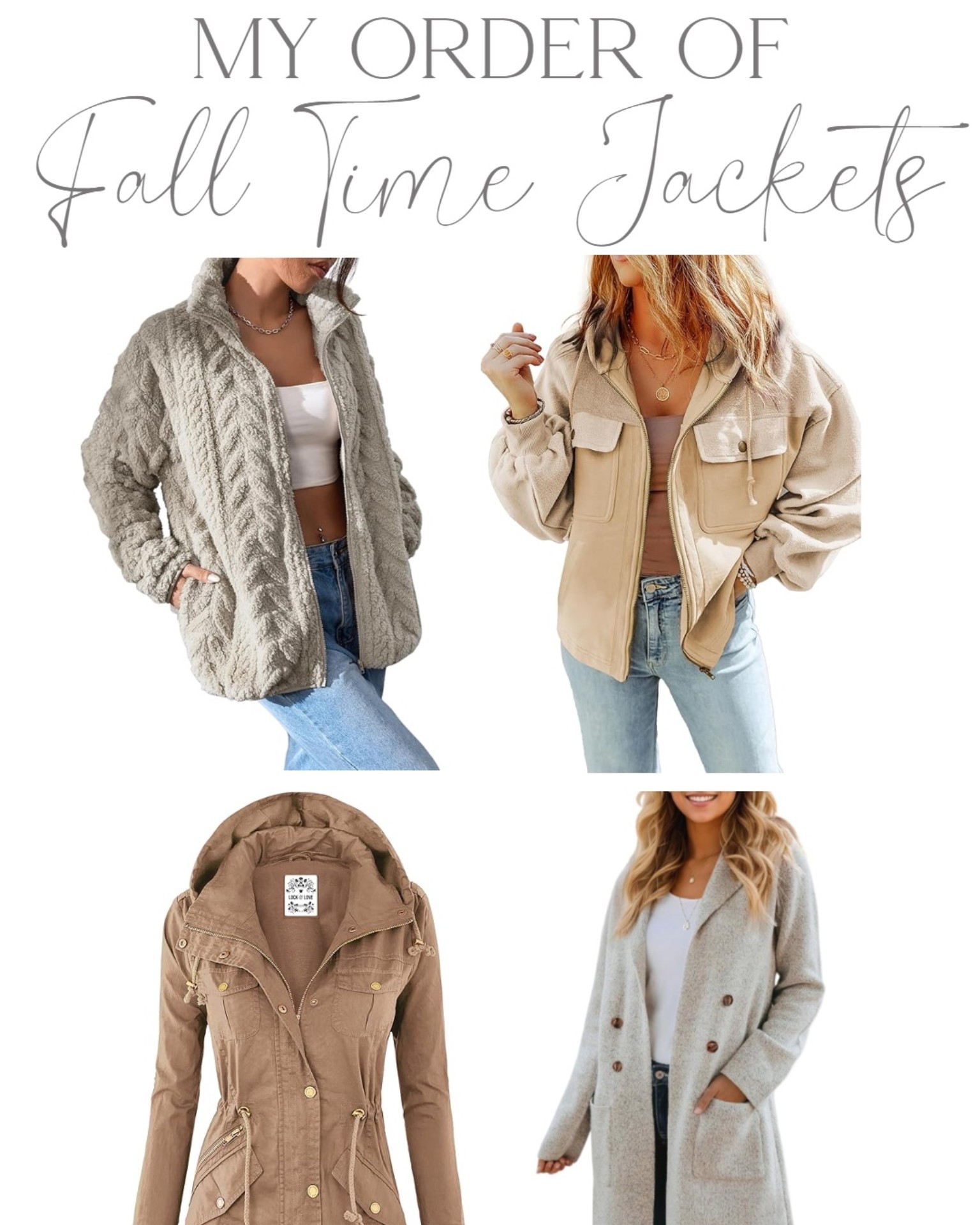 Cute fall jackets

#LTKFindsUnder100 #LTKStyleTip