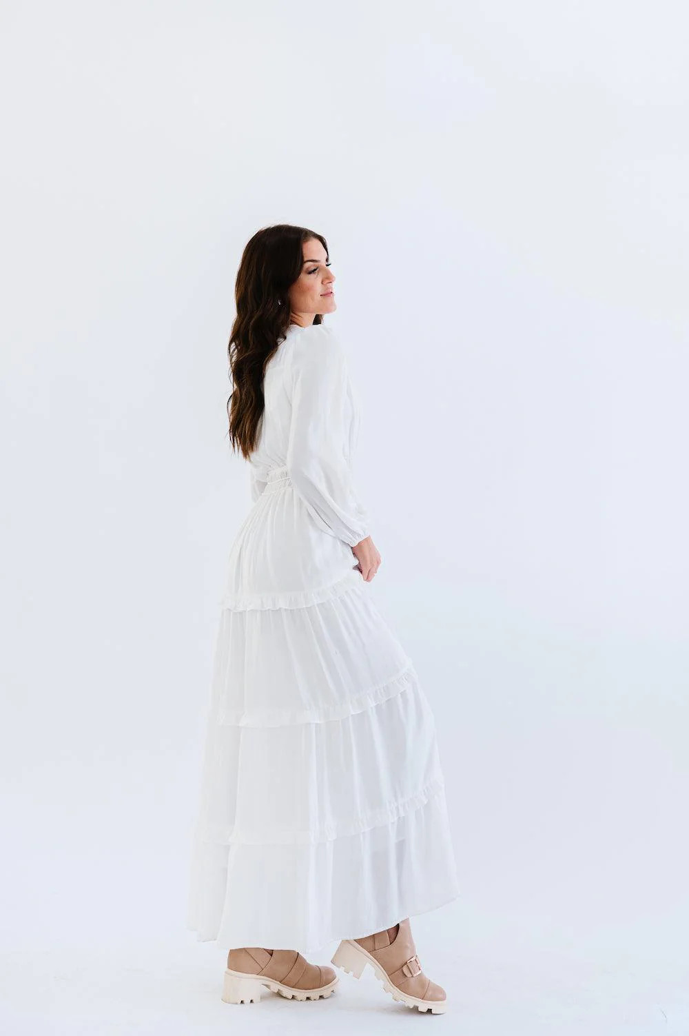 Veronica Dress in White | FEHRNVI