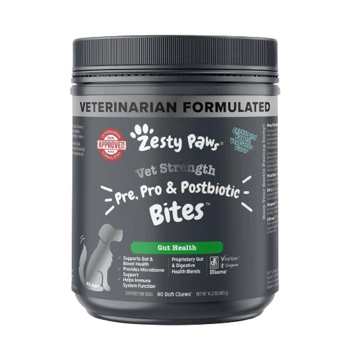 Vet Strength Pre, Post & Probiotic Bites™ for Dogs | Zesty Paws