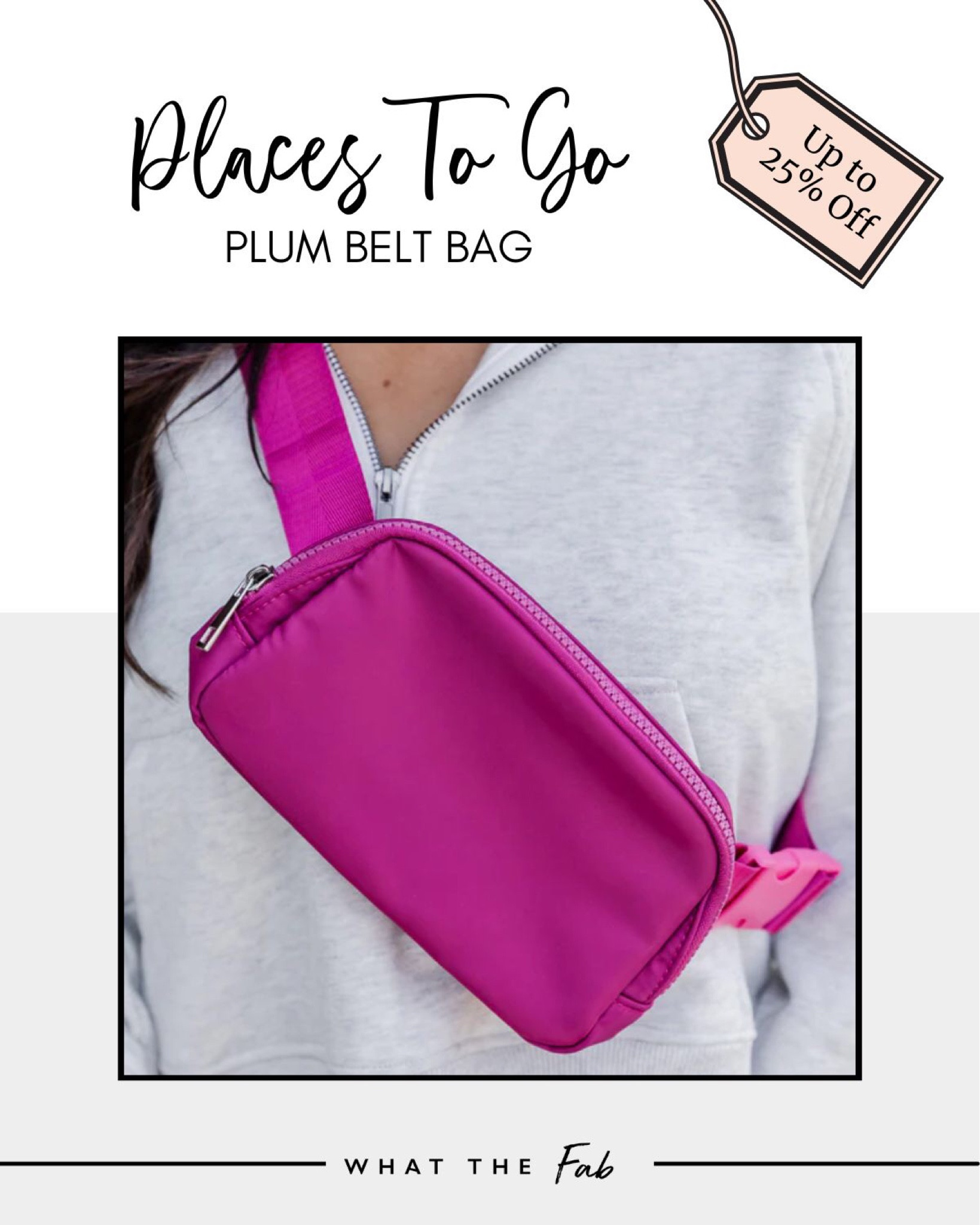 Places To Go Plum Belt Bag, belt bag, bags, travel, accessories 

#LTKSale #LTKtravel #LTKunder50
