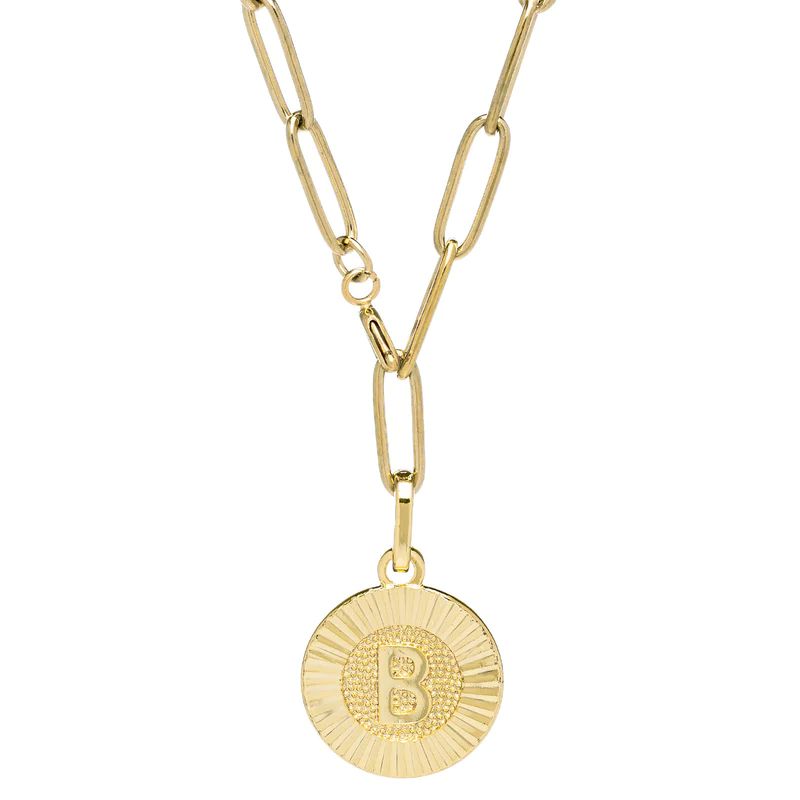 Our best selling medallion necklace is now available in a lariat version. You can adjust the clas... | BRACHA