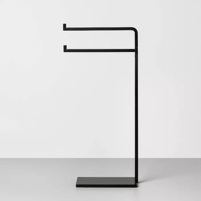 Bath Towel Stand Black - Hearth & Hand™ with Magnolia | Target