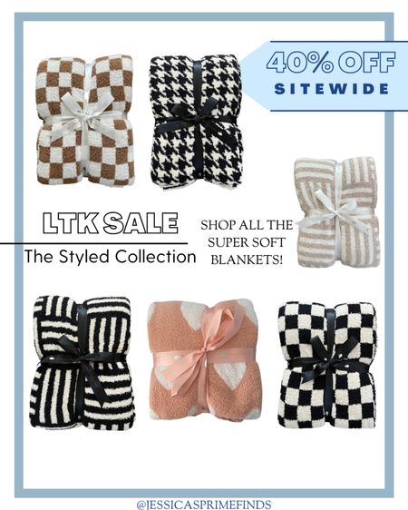 LTK SALE 9/18-20! Shop The Styled Collection Buttery Blankets; the Barefoot Dreams blanket dupe look for less! 40% OFF SITEWIDE! #LTKSale

#LTKhome #LTKunder50 #LTKSale
