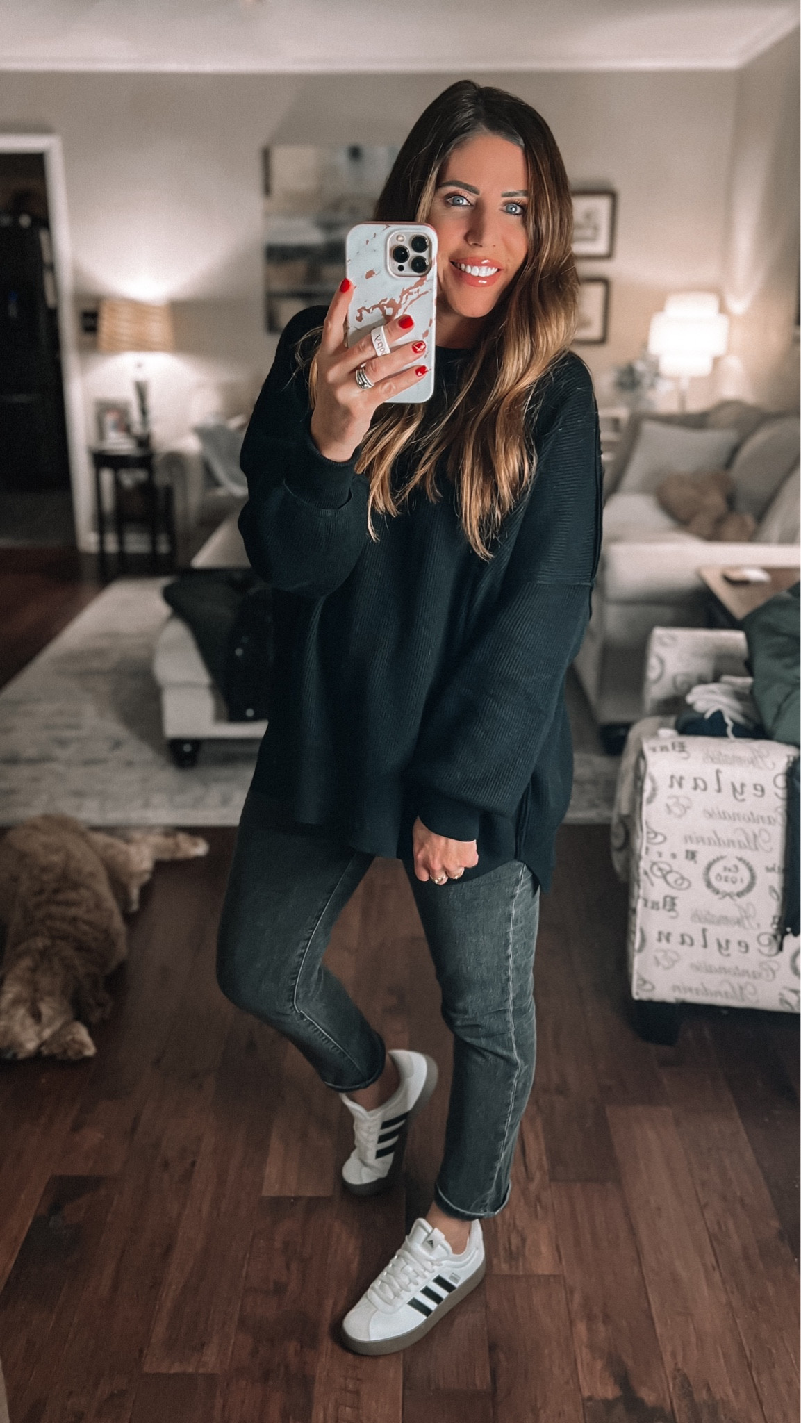 Basic, Casual OOTD

Favorite Amazon sweater
Favorite black jeans - ON SALE FOR $69.99
Adidas vl court 3



#LTKshoecrush #LTKstyletip #LTKover40
