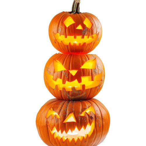 SP13122 Halloween Jack O Lantern Pumpkin Stack  Cardboard Cutout Standee Standup | Wayfair North America