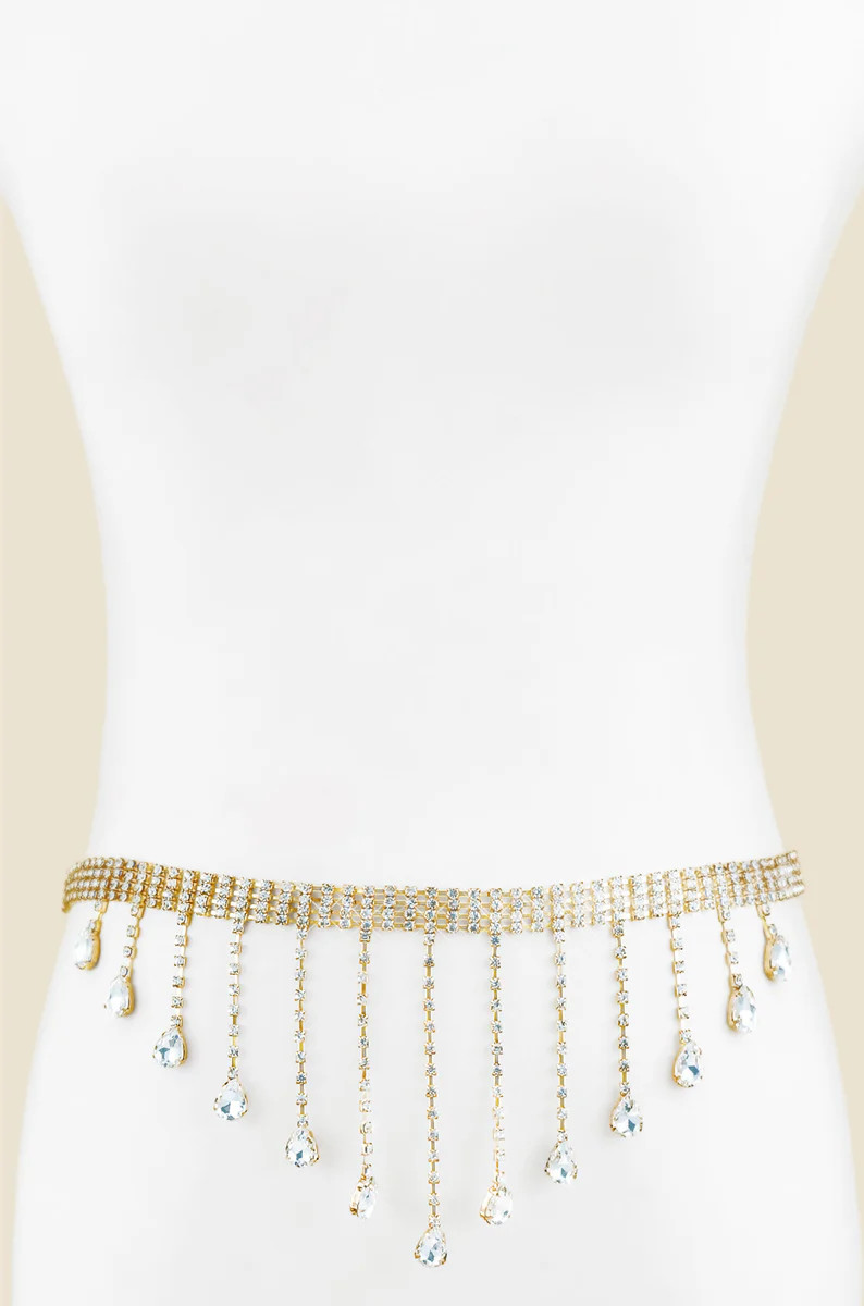 Crystal Raindrop Belt | Ettika