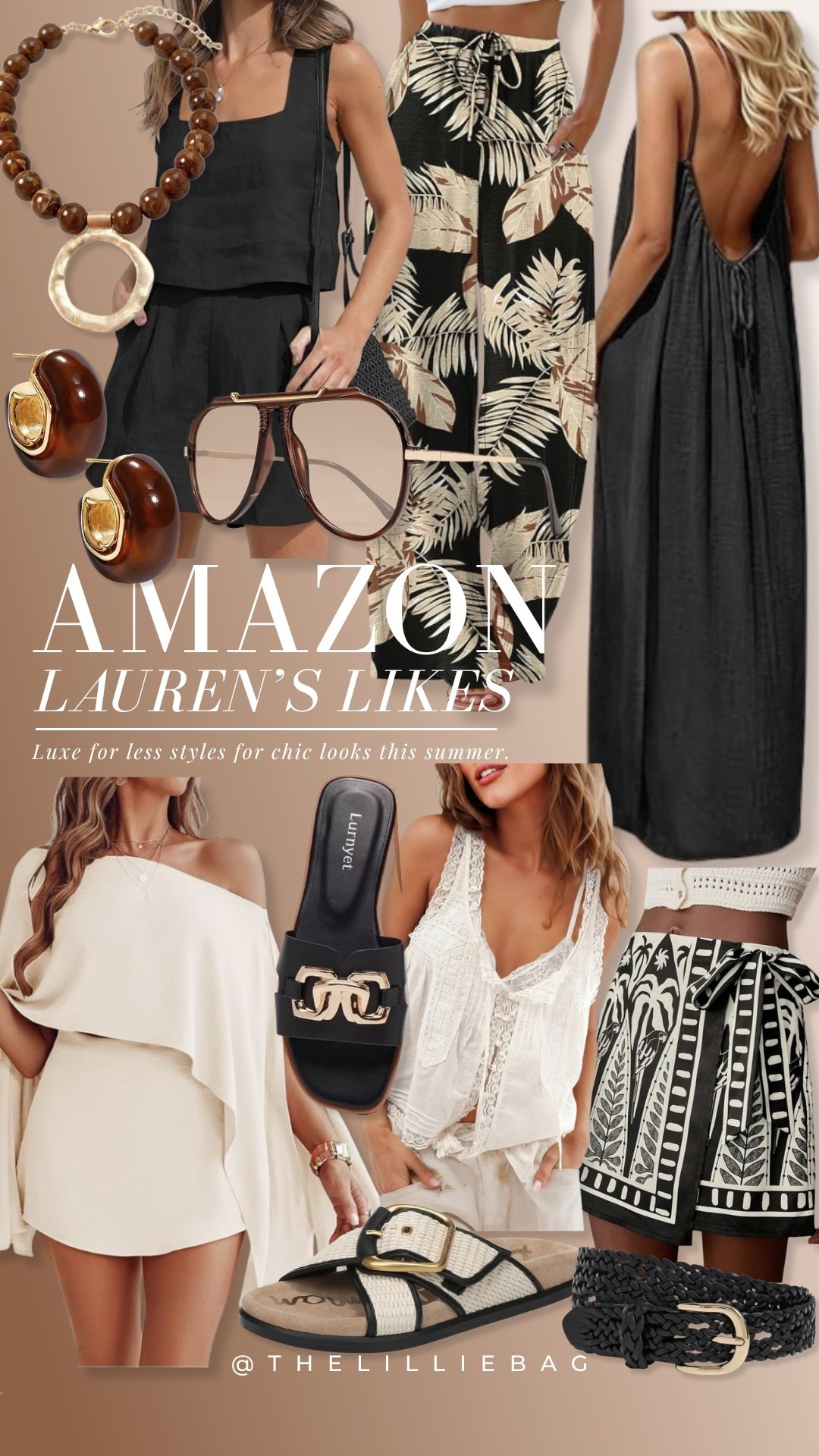 Amazon is seriously getting the quiet luxury memo. 🖤 Loving these elevated neutral finds that look so much more expensive than they are. From chic vacation outfits and linen sets to statement accessories and designer-inspired sandals, these are the pieces you’ll reach for all summer long. Everything is linked in my Amazon storefront!

Amazon fashion. Quiet luxury. Resort wear. Vacation outfit. Linen outfit. Summer style. Neutral outfit. Designer inspired. Woven sandals. Vacation capsule.

#LTKootd #LTKSeasonal