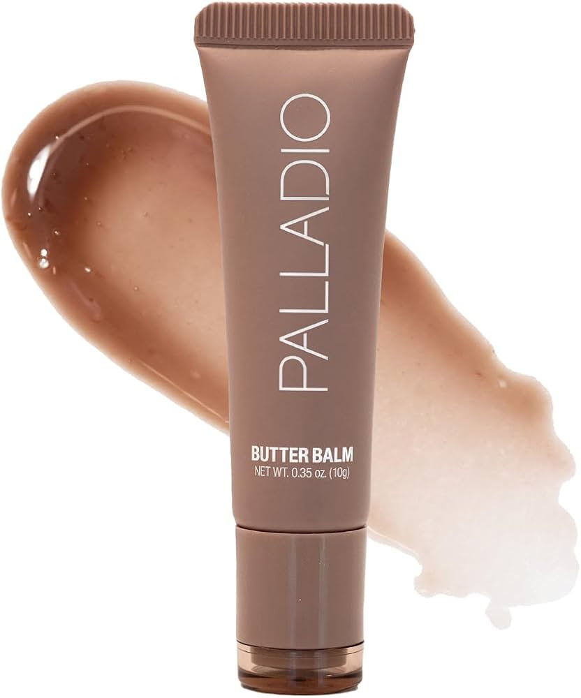 Palladio Butter Balm - Hydrating Lip Balm with Sheer Tint, Aloe, Peptides, Shea Butter, and Vegan... | Amazon (US)