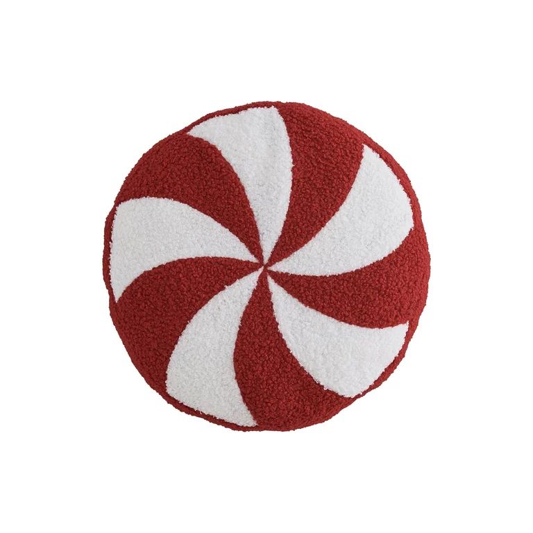 Mainstays Shaped Candy Swirl Decorative Throw Pillow, 12” x 12” | Walmart (US)