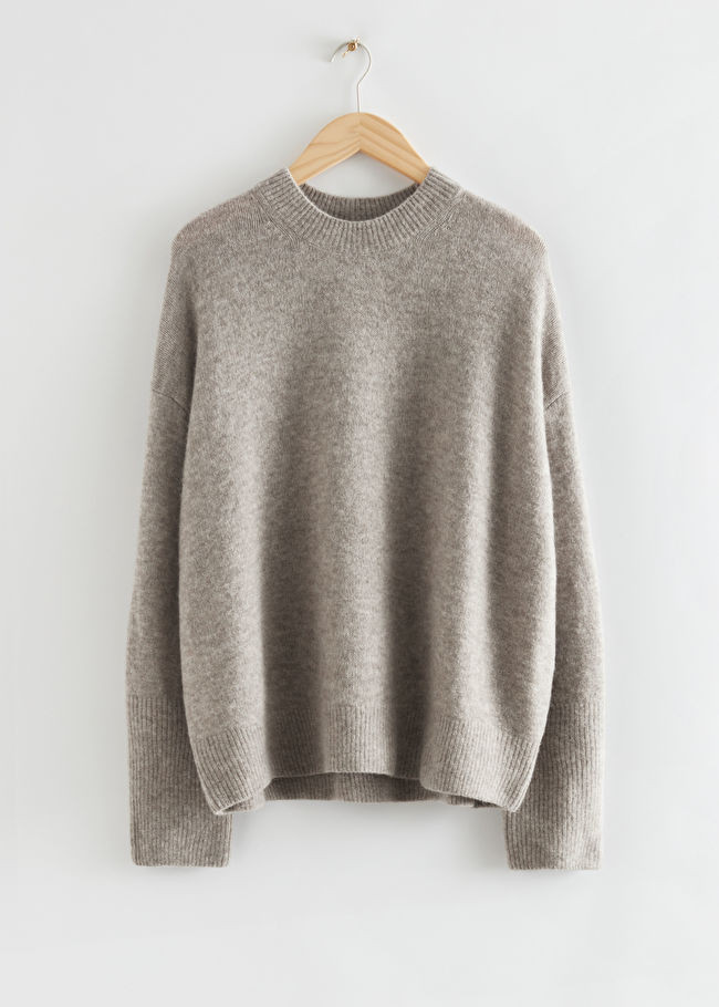 Relaxed Crewneck Wool Sweater | & Other Stories US