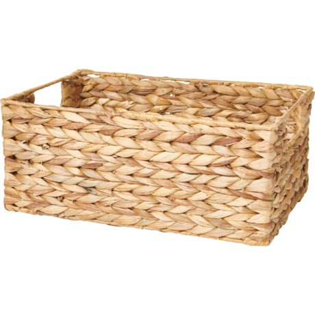 Michael Graves Water Hyacinth Storage Basket - 14x9.5x6” | Sierra