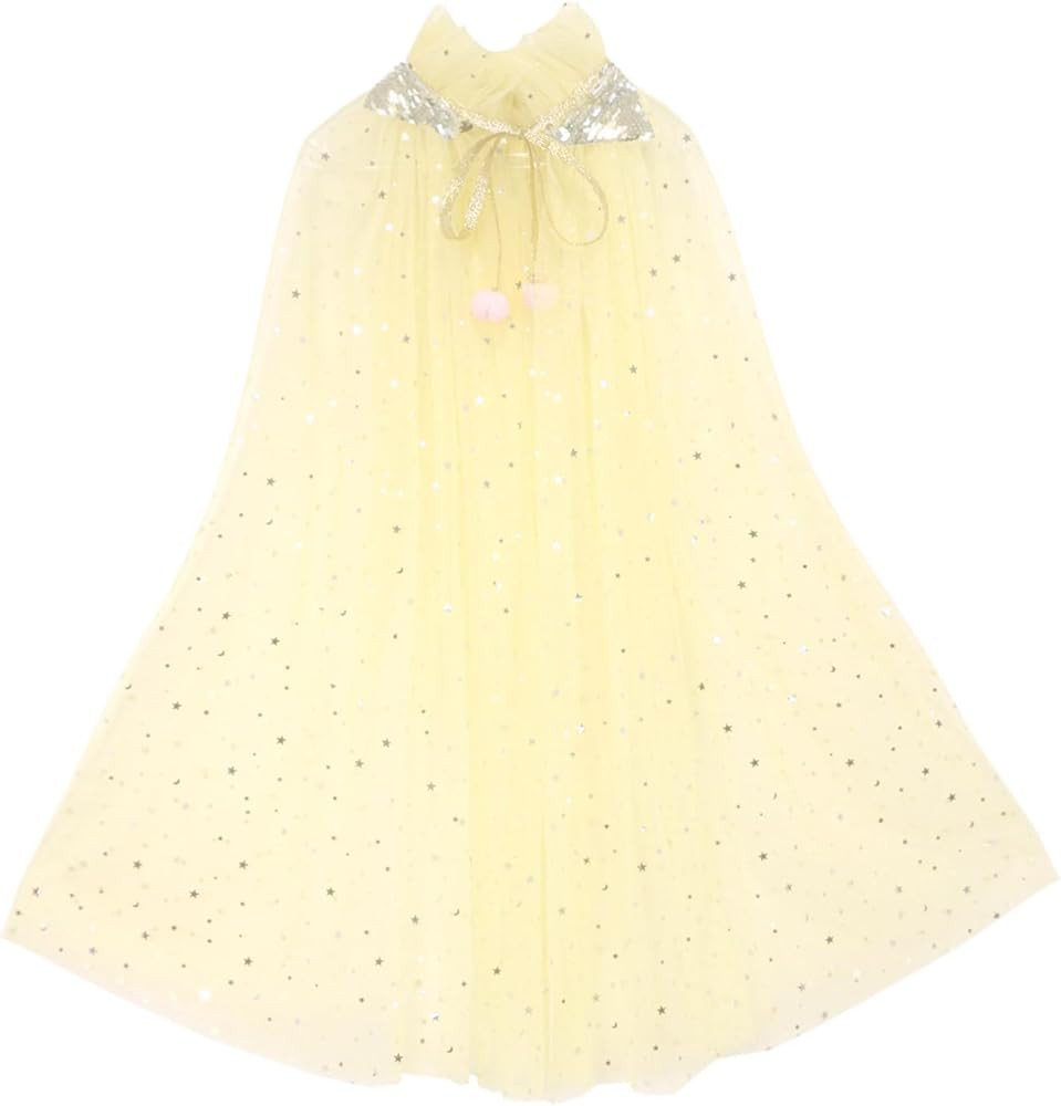 FKKFYY Rainbow Cape Cloak for Girl Princess | Amazon (US)