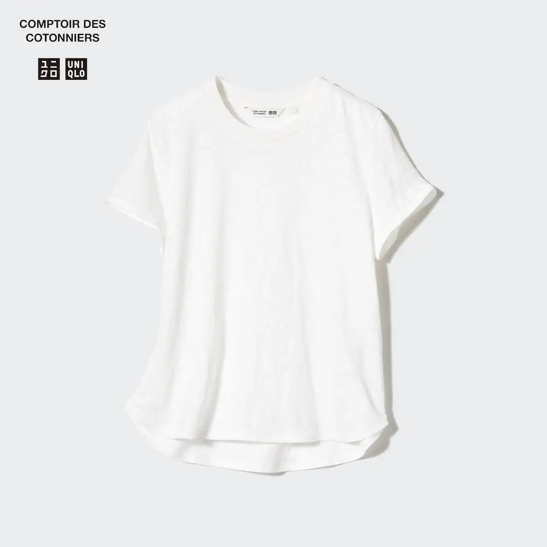 100% Linen Crew Neck Short Sleeved T-Shirt | UNIQLO GB | UNIQLO (UK)