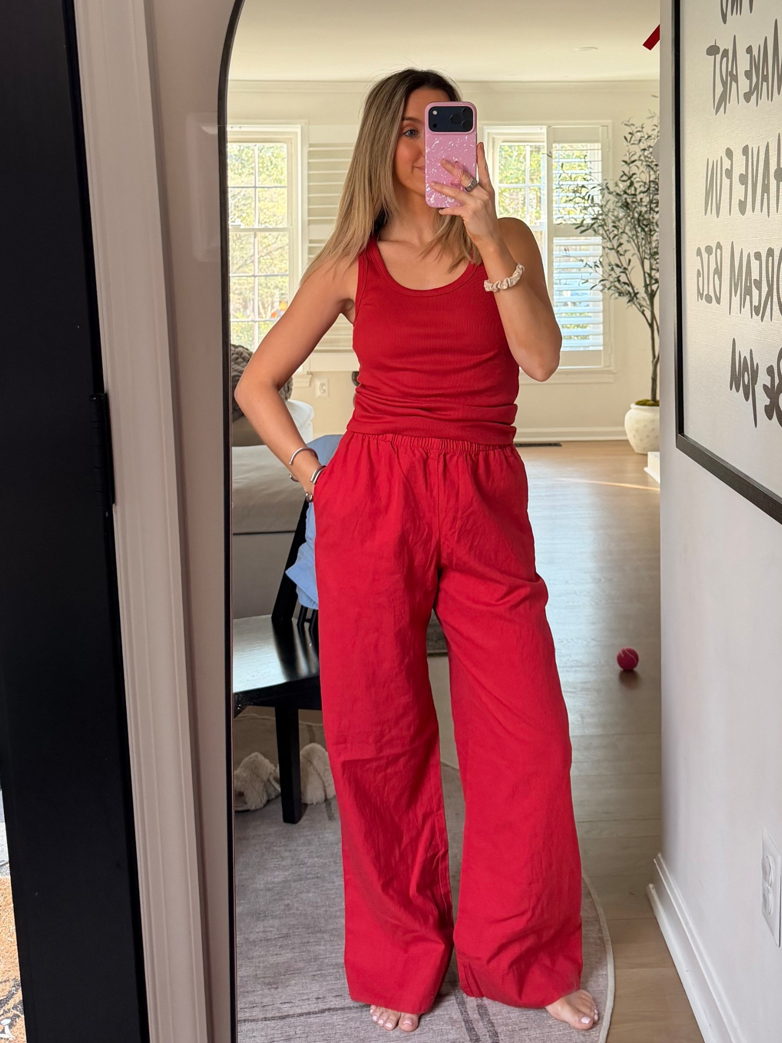 Size small tank and pants! 