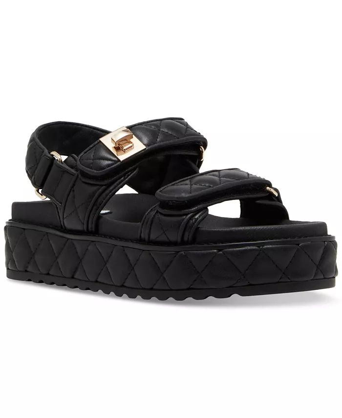 Steve Madden Women's Bigmona Platform Footbed Sandals - Macy's | Macy's