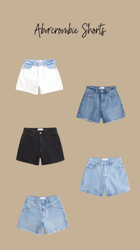 20% off in app sale at Abercrombie!! The best shorts! Dad shorts! Sale! Spring fashion. 