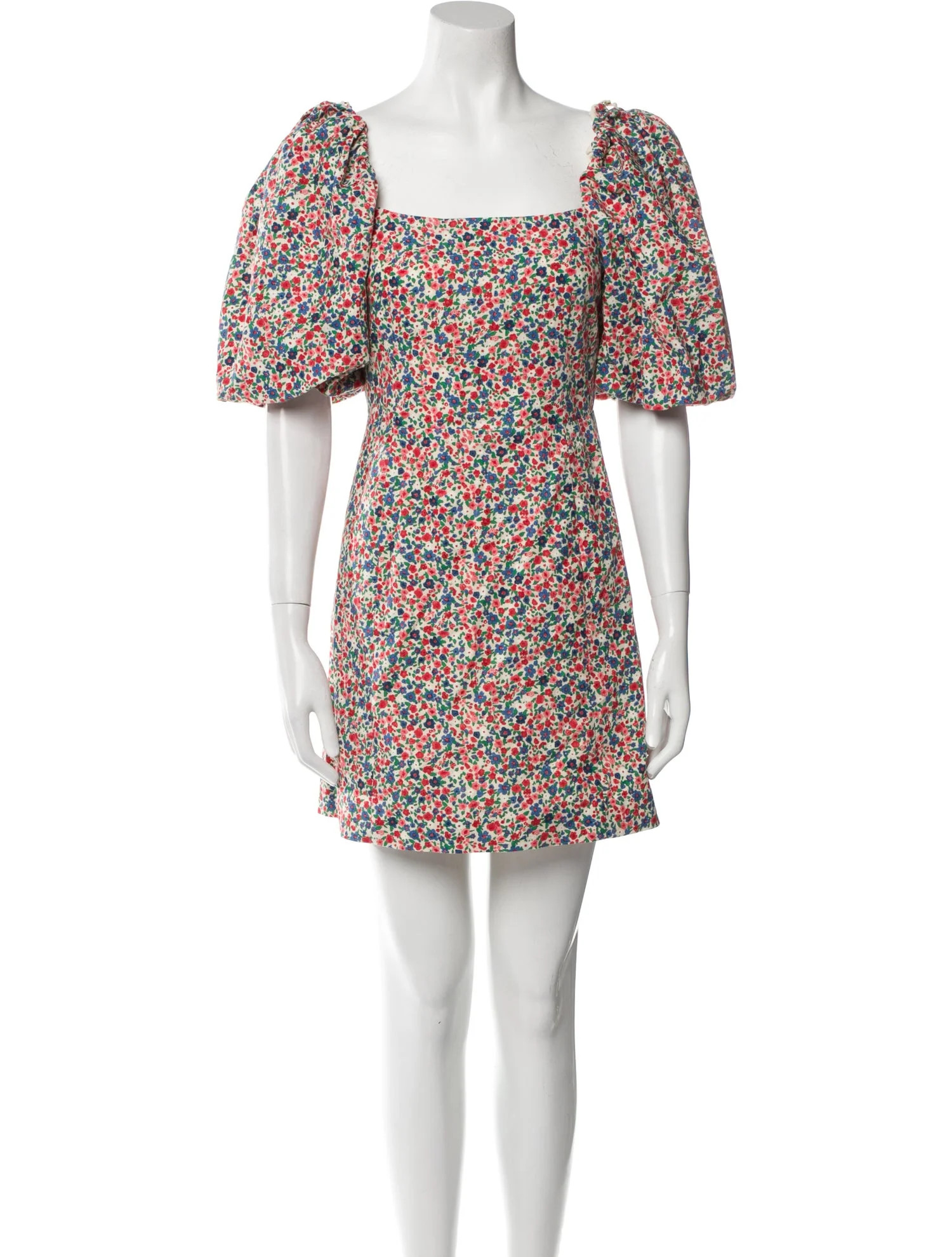 Floral Print Mini Dress w/ Tags | The RealReal