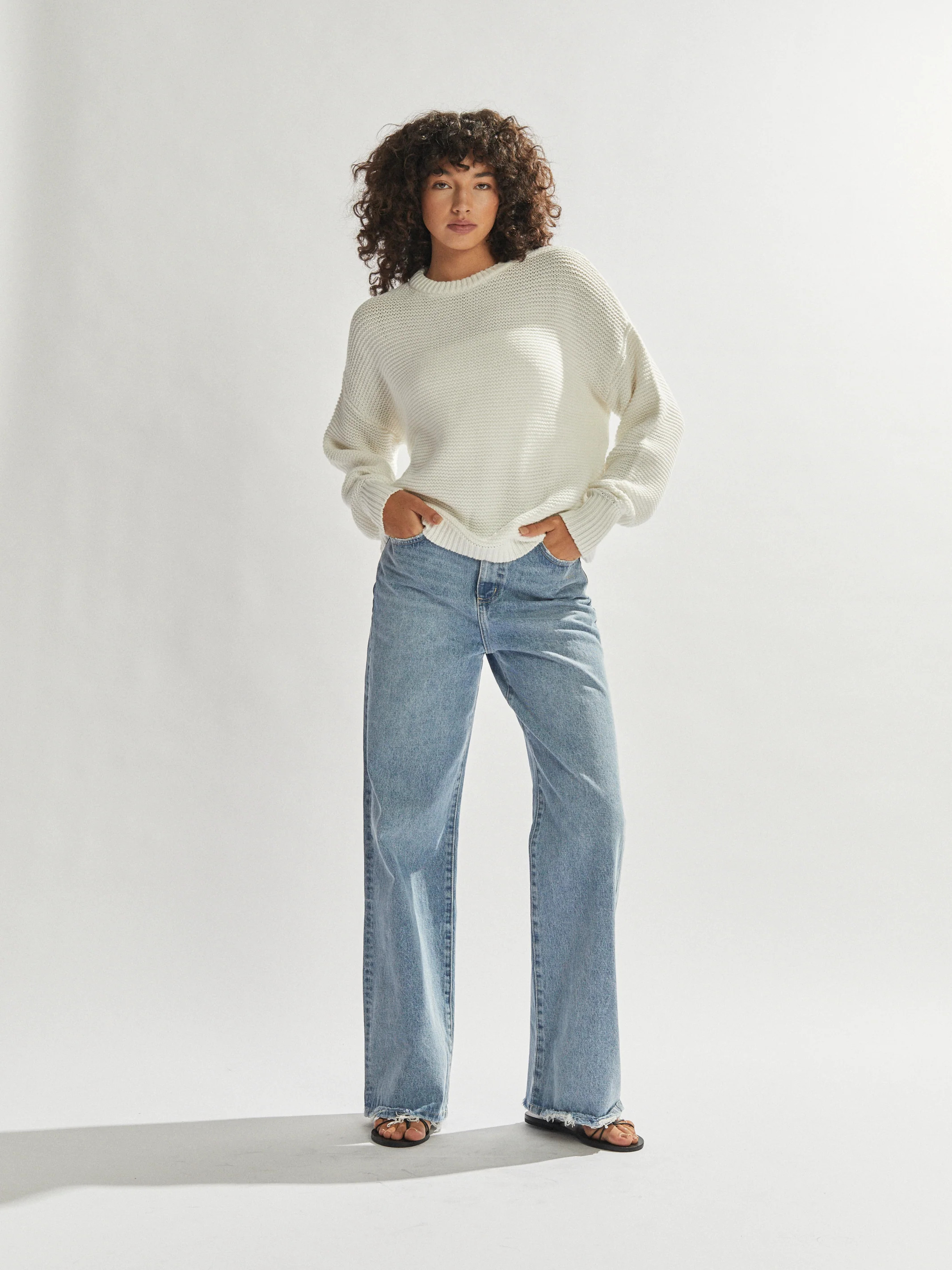 Charlie Jumper Cream | One Mile